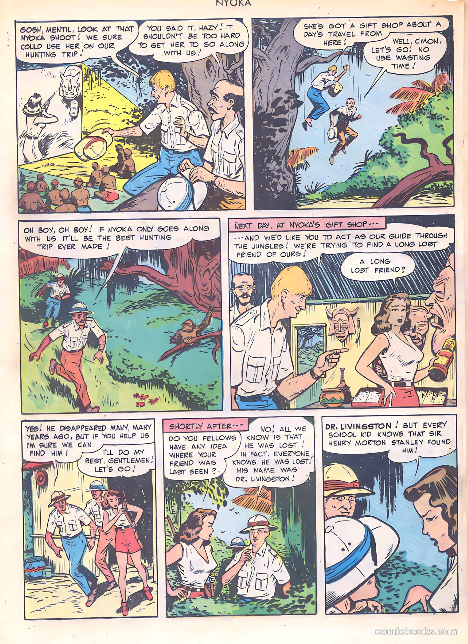 Nyoka the Jungle Girl #34 — page 28 of 52