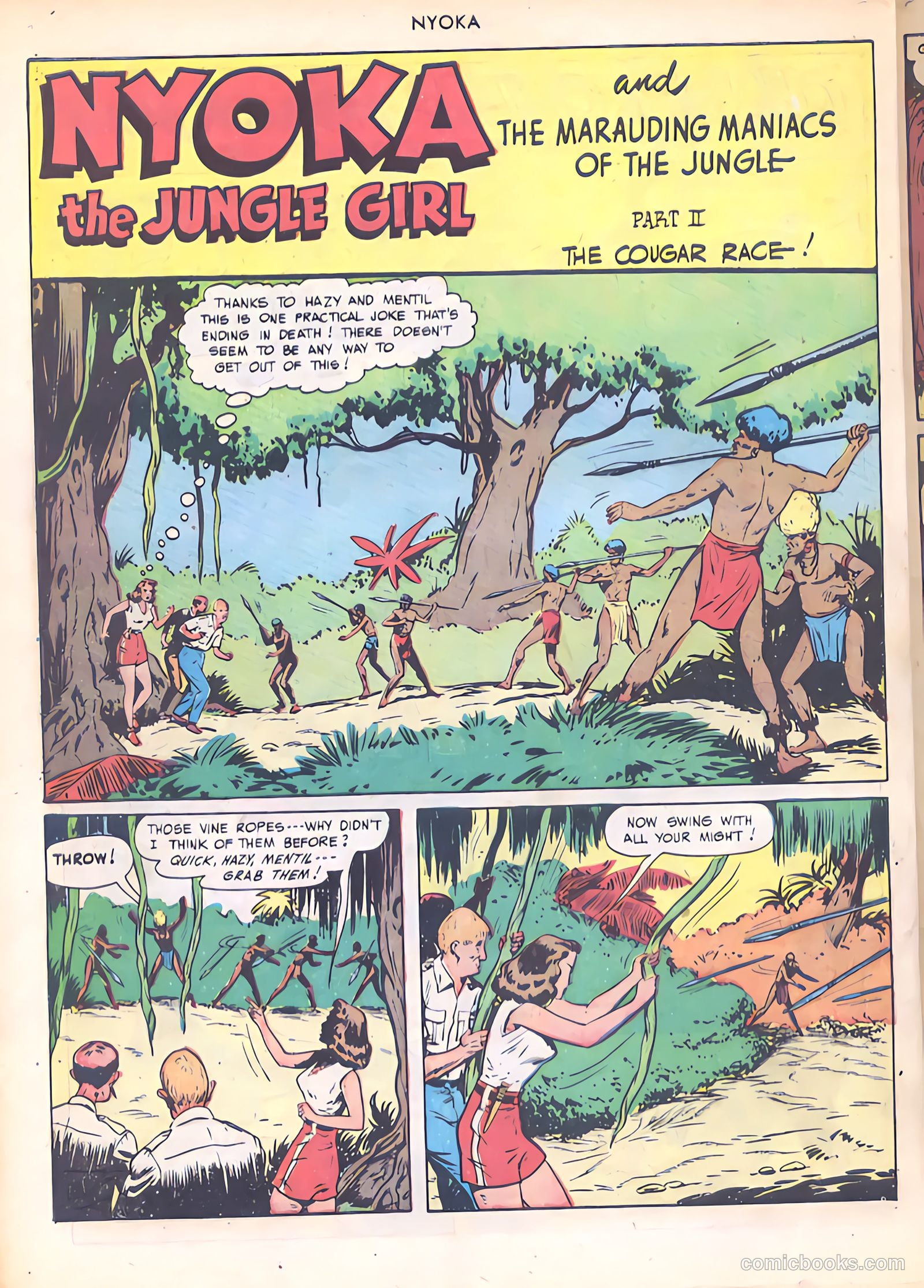 Nyoka the Jungle Girl #34 — page 34 of 52