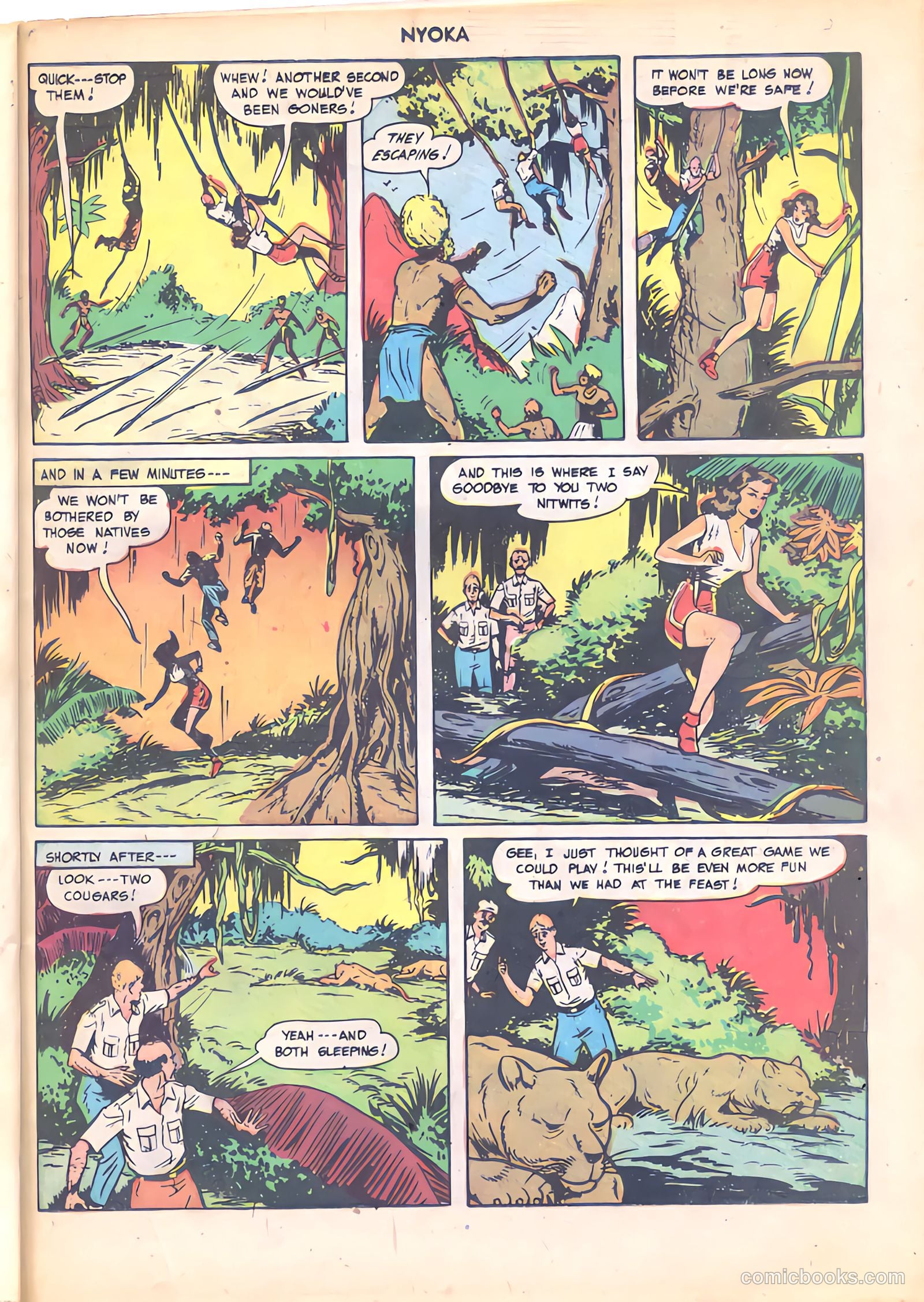 Nyoka the Jungle Girl #34 — page 35 of 52
