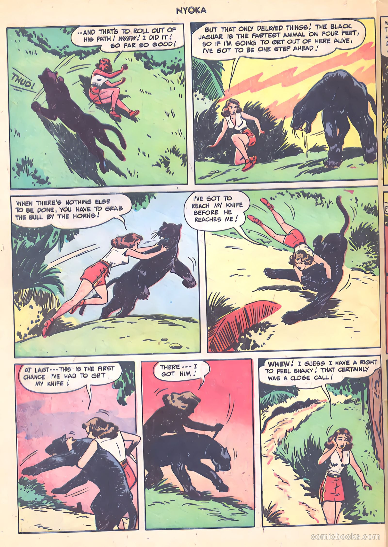 Nyoka the Jungle Girl #34 — page 44 of 52