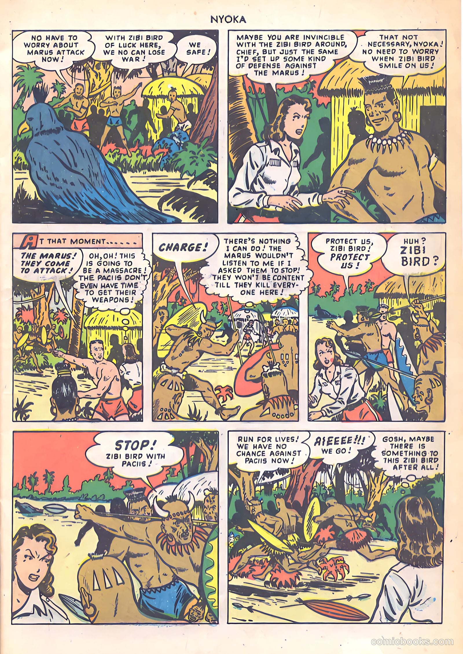 Nyoka the Jungle Girl #35 — page 5 of 52