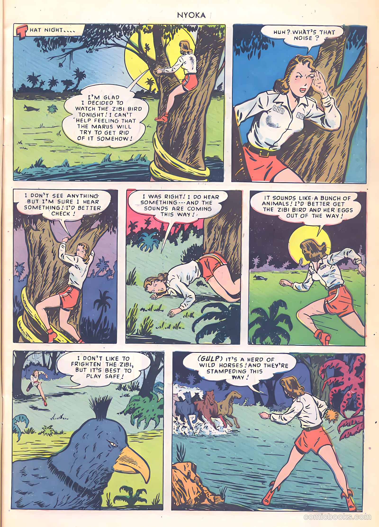 Nyoka the Jungle Girl #35 — page 7 of 52