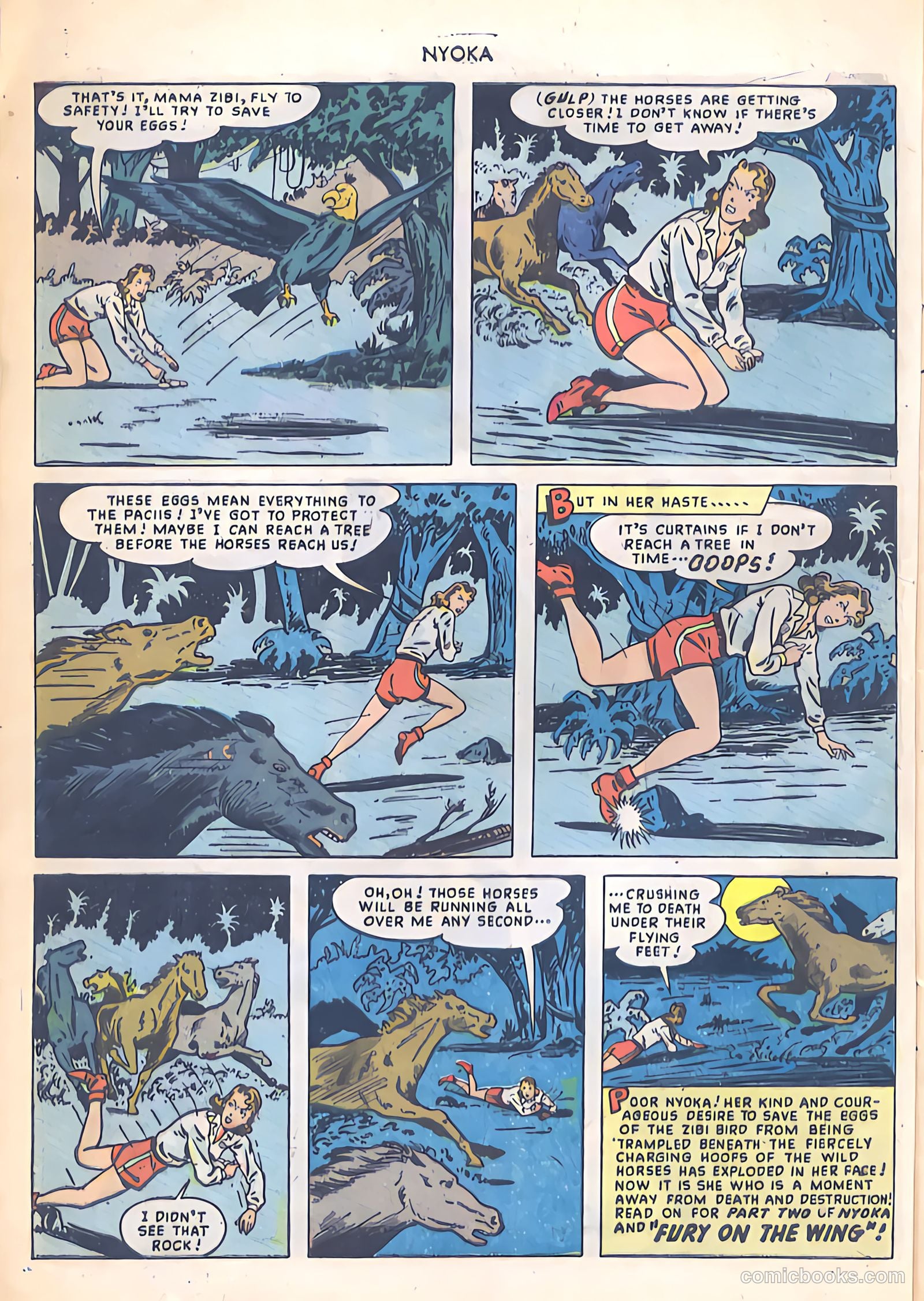 Nyoka the Jungle Girl #35 — page 8 of 52
