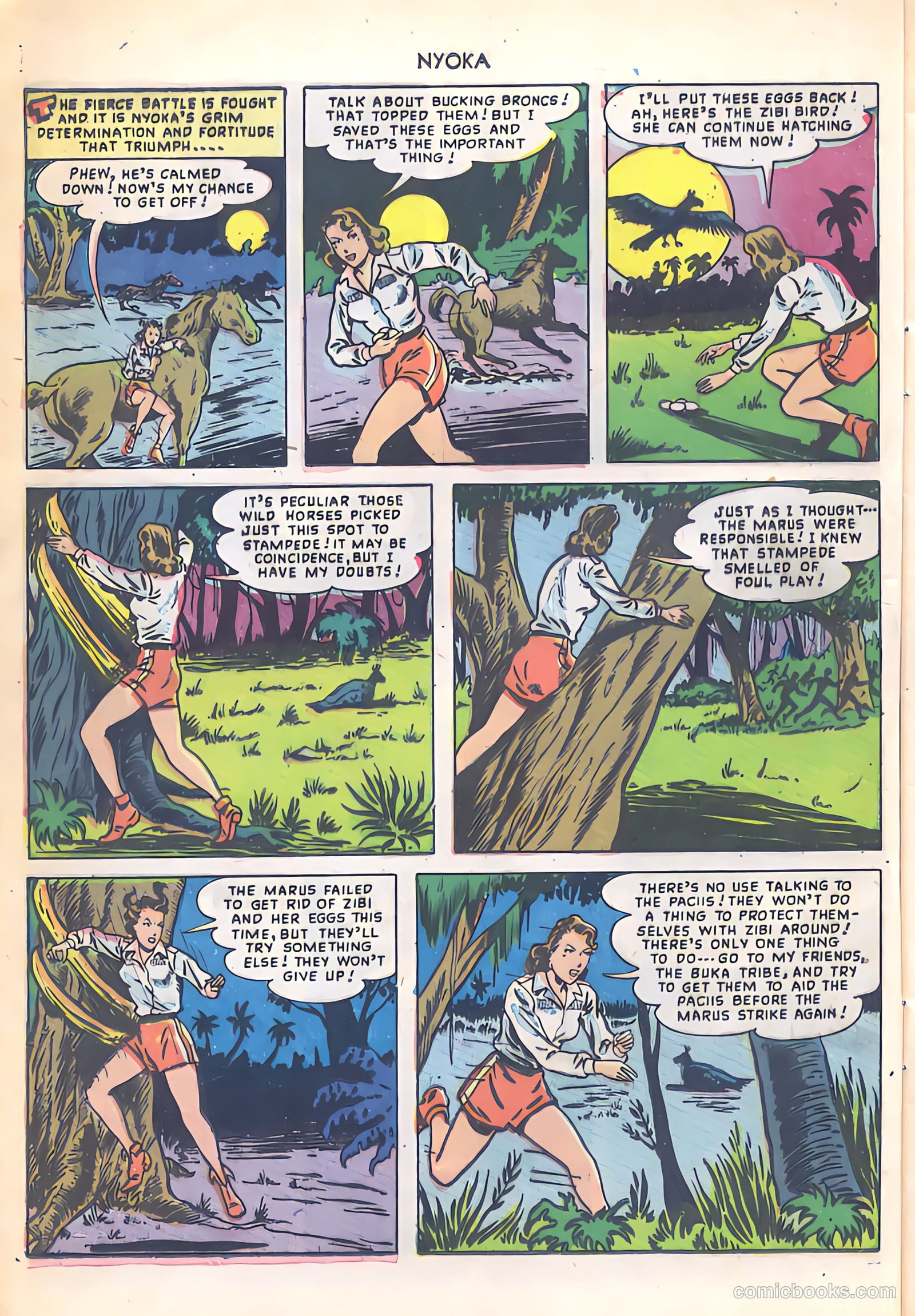 Nyoka the Jungle Girl #35 — page 12 of 52