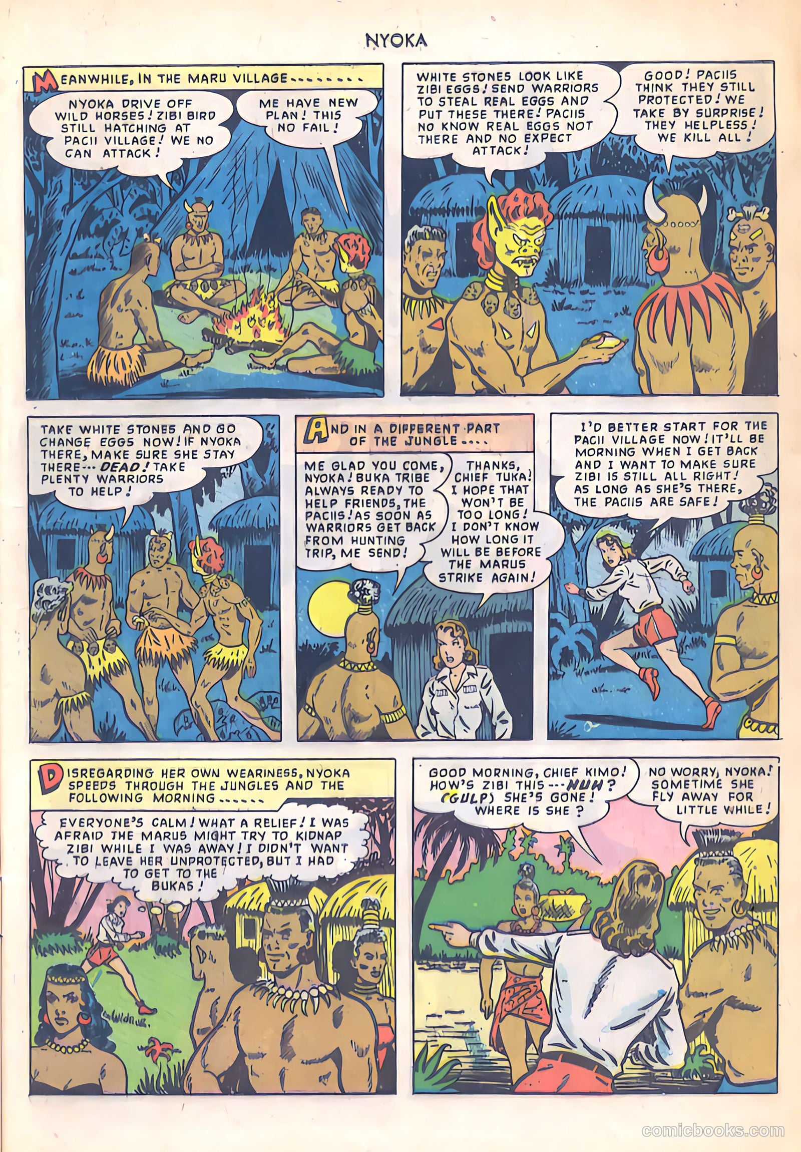Nyoka the Jungle Girl #35 — page 13 of 52