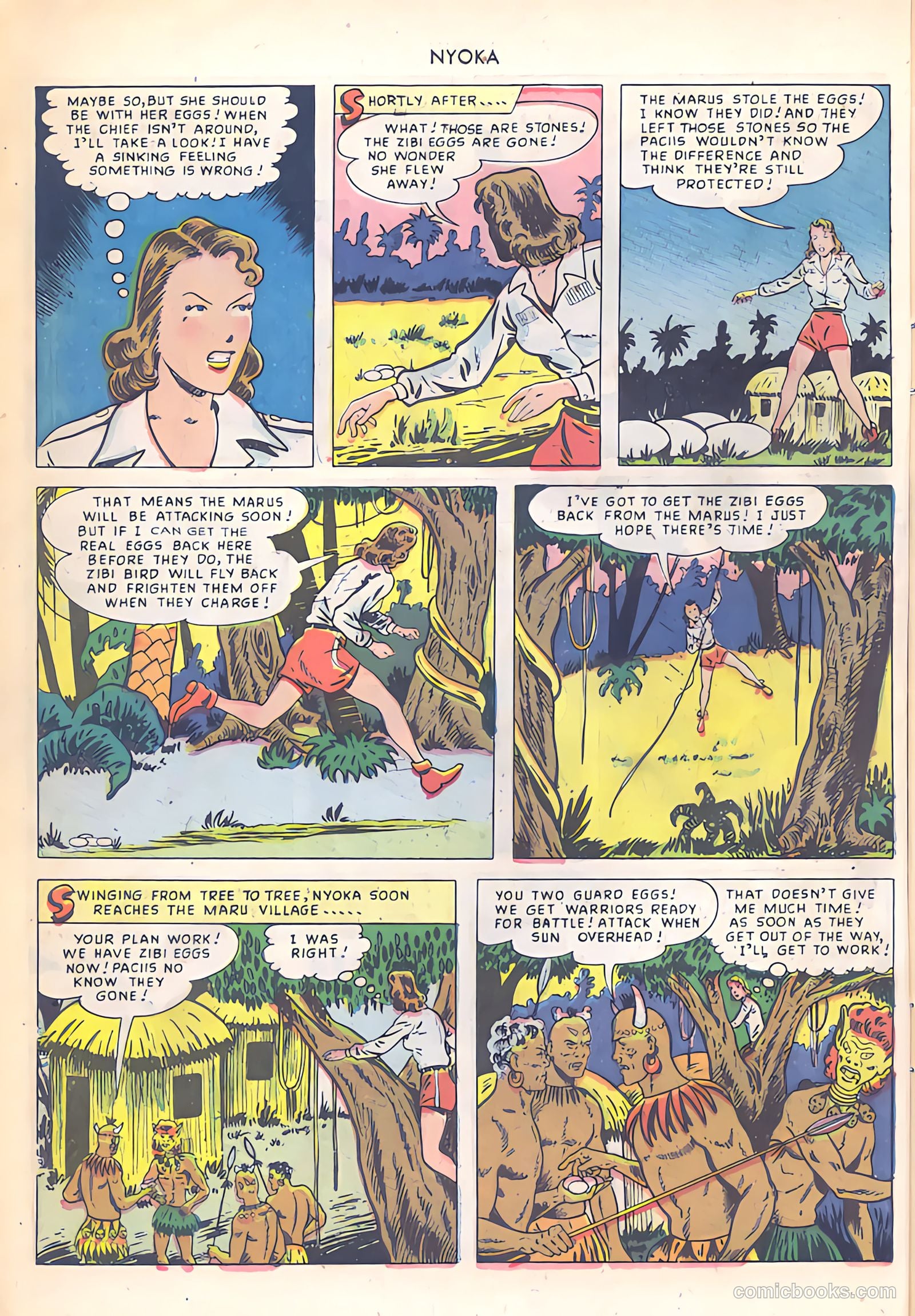 Nyoka the Jungle Girl #35 — page 14 of 52