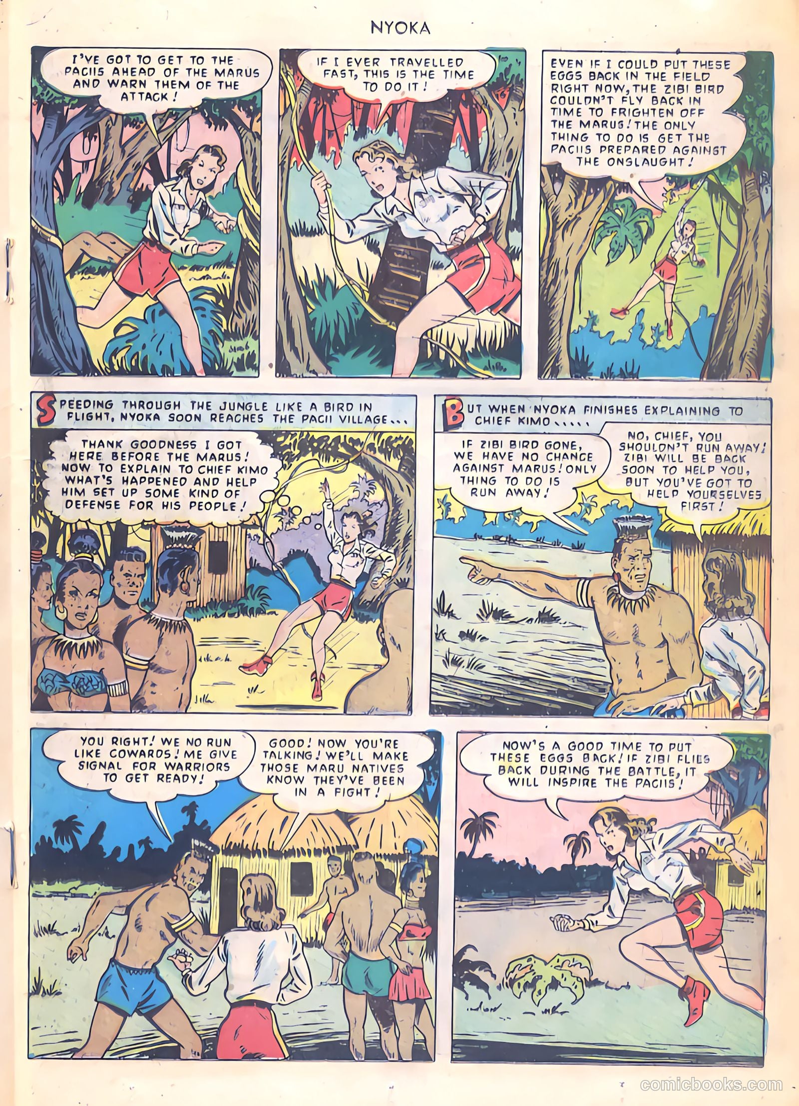 Nyoka the Jungle Girl #35 — page 27 of 52