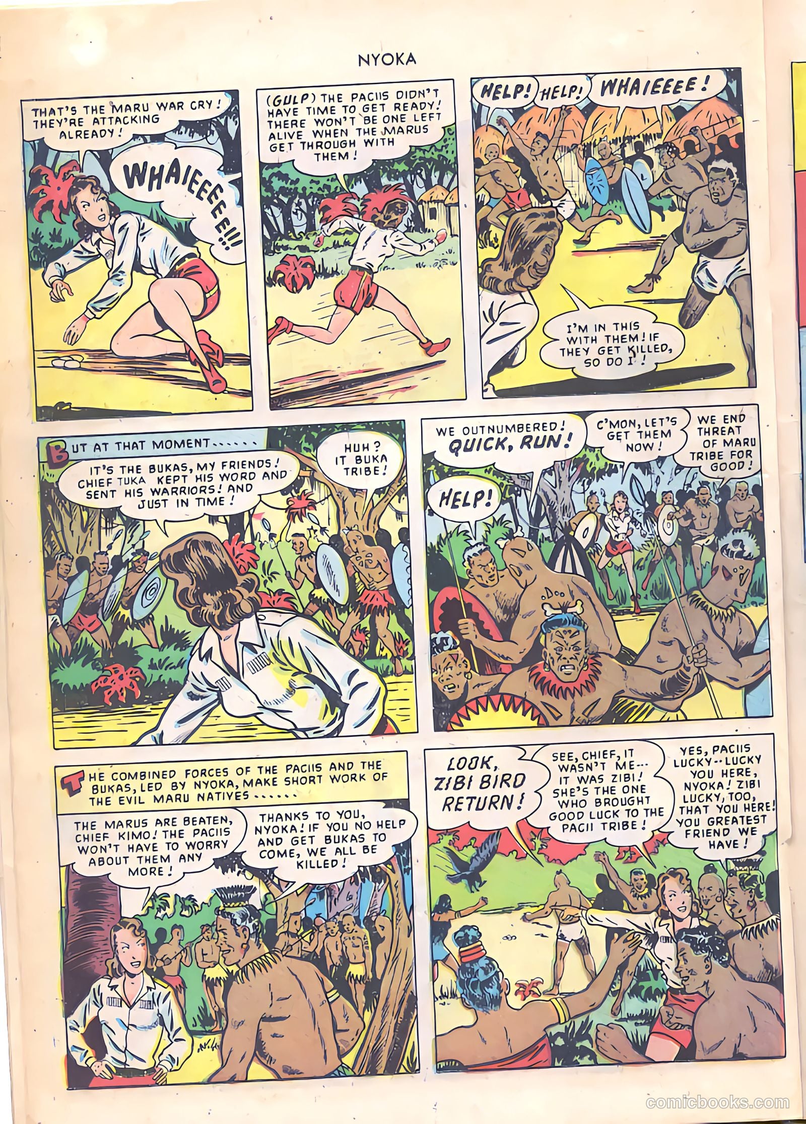 Nyoka the Jungle Girl #35 — page 28 of 52
