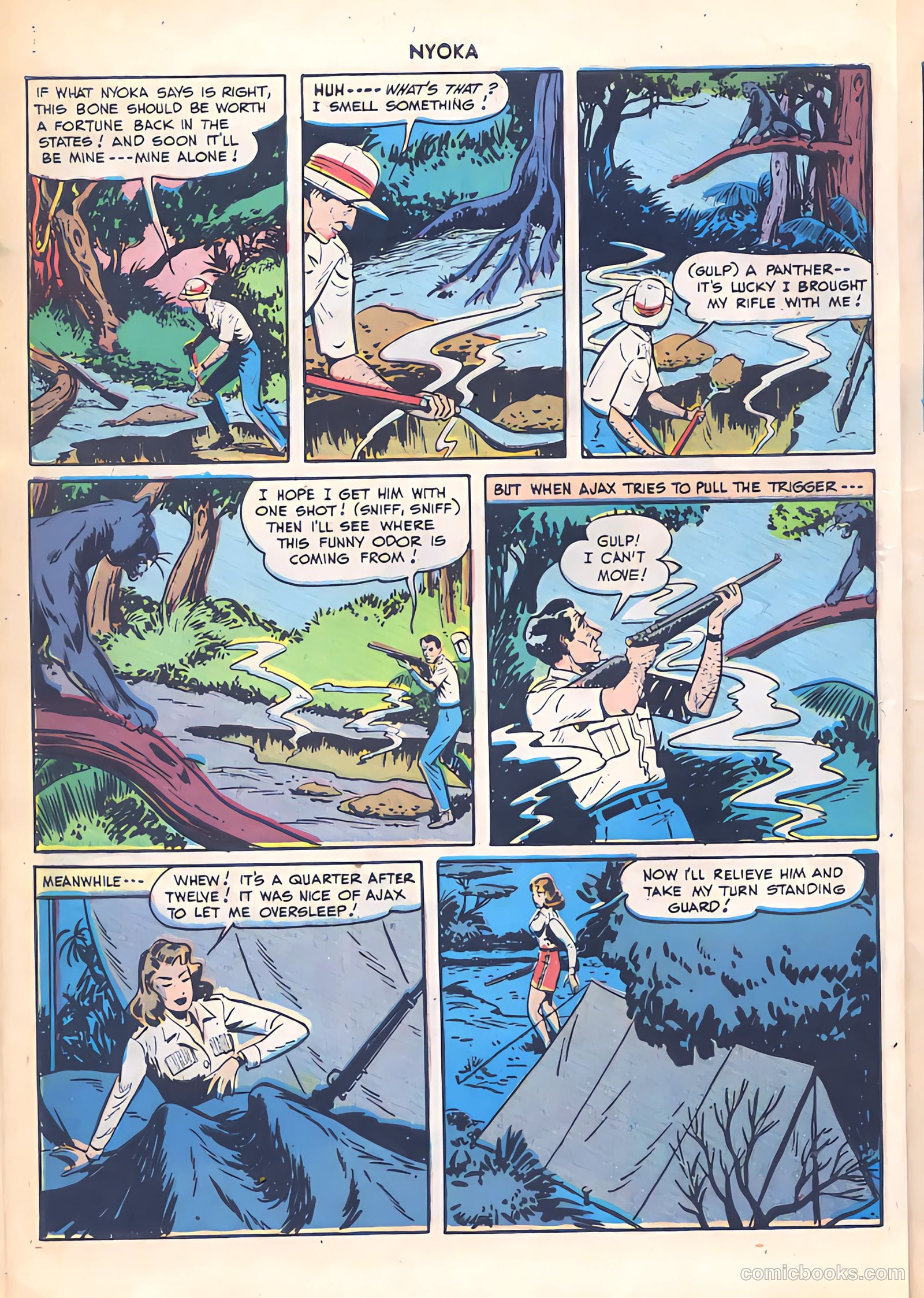 Nyoka the Jungle Girl #35 — page 32 of 52