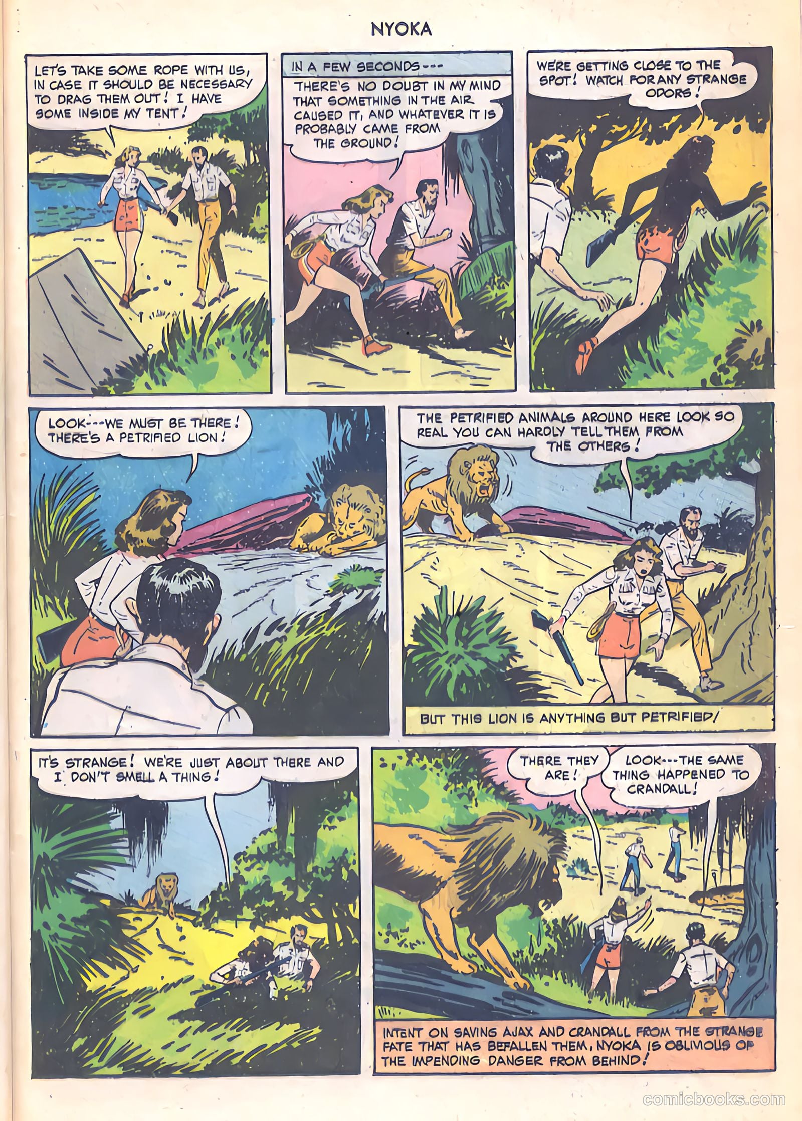 Nyoka the Jungle Girl #35 — page 41 of 52