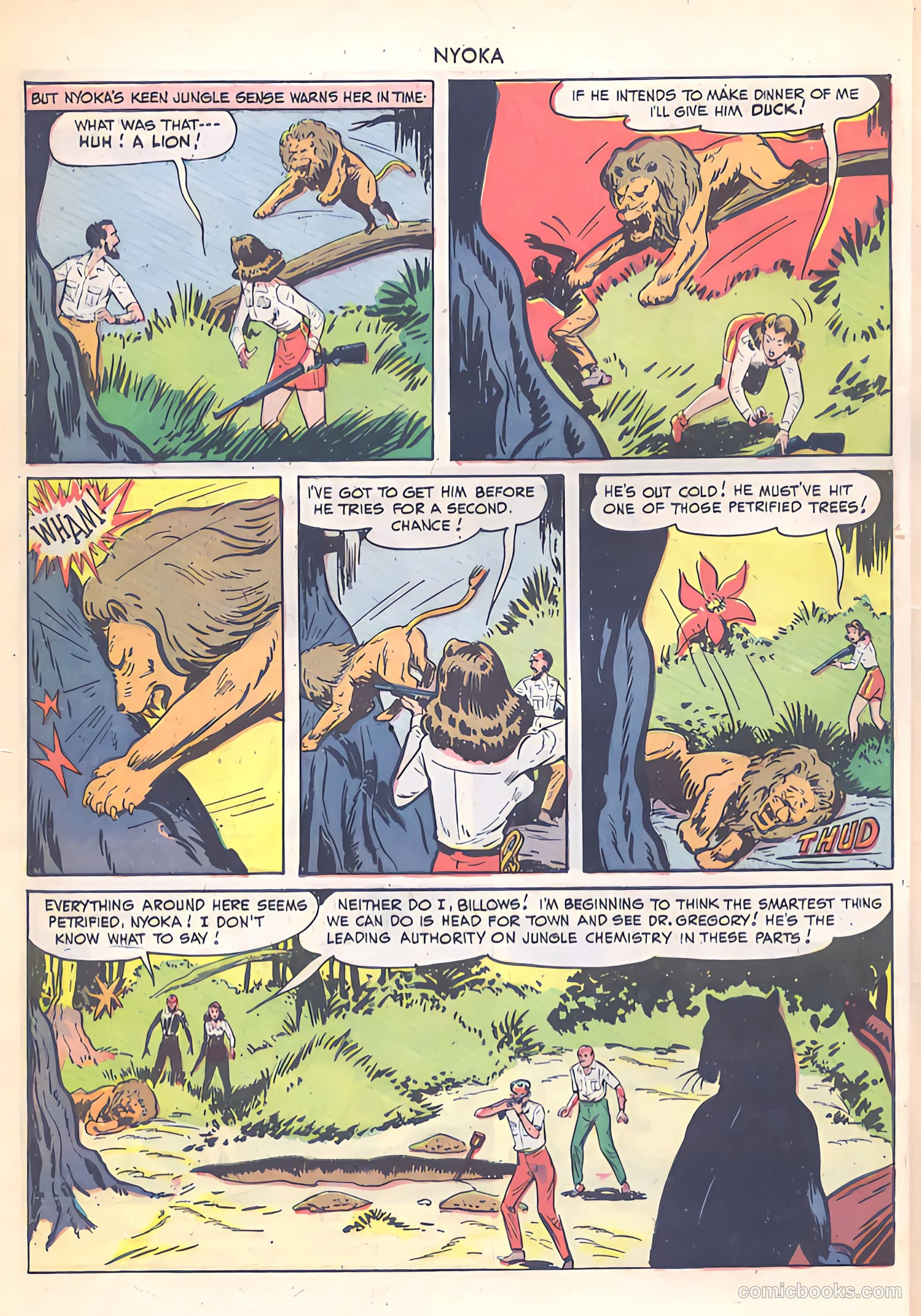 Nyoka the Jungle Girl #35 — page 42 of 52