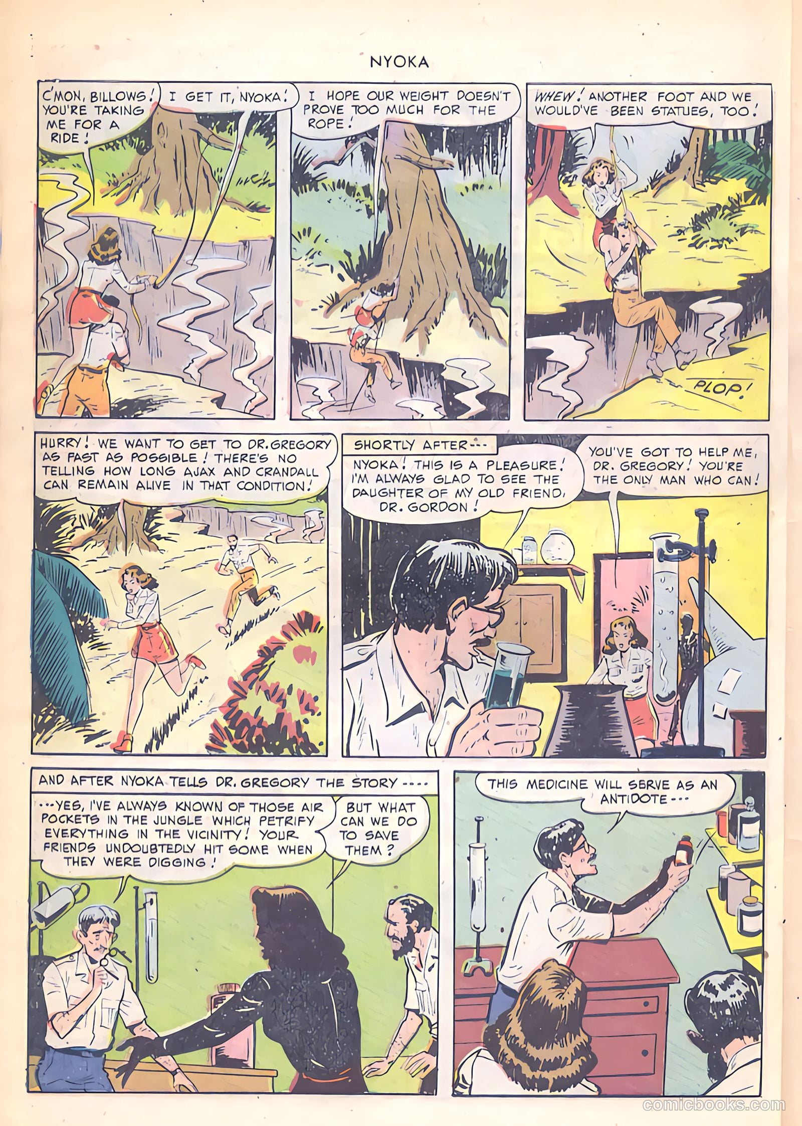 Nyoka the Jungle Girl #35 — page 46 of 52