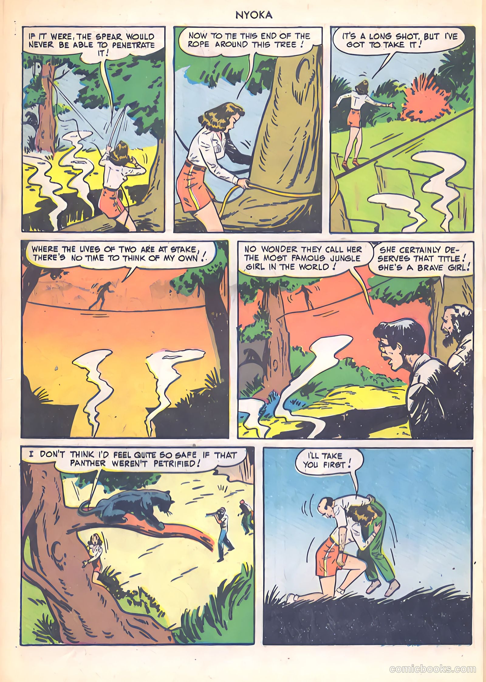 Nyoka the Jungle Girl #35 — page 48 of 52