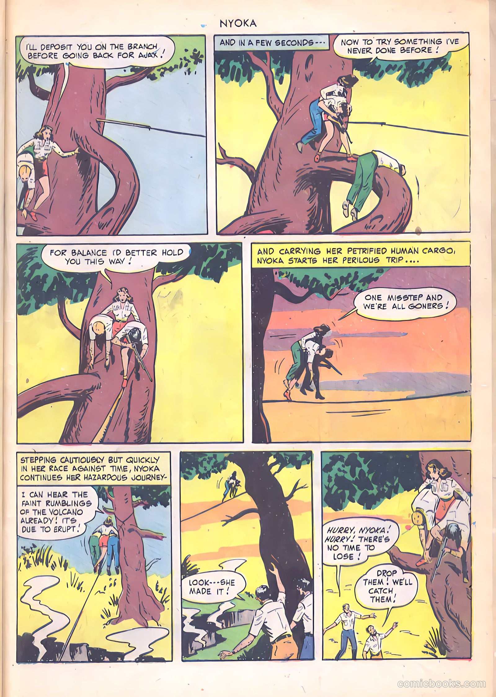 Nyoka the Jungle Girl #35 — page 49 of 52