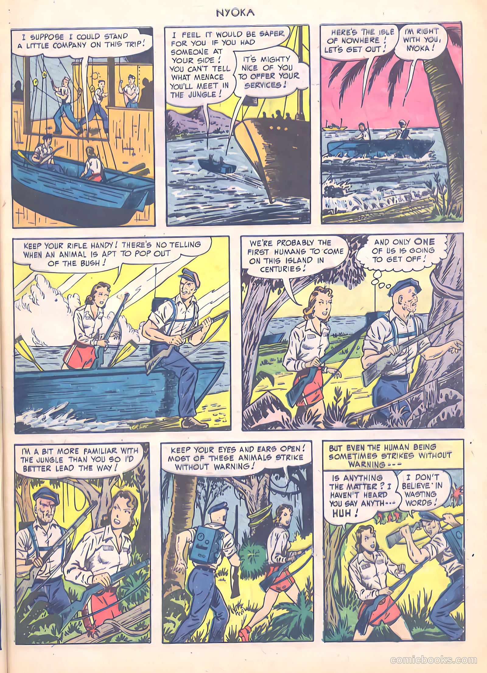 Nyoka the Jungle Girl #36 — page 9 of 36