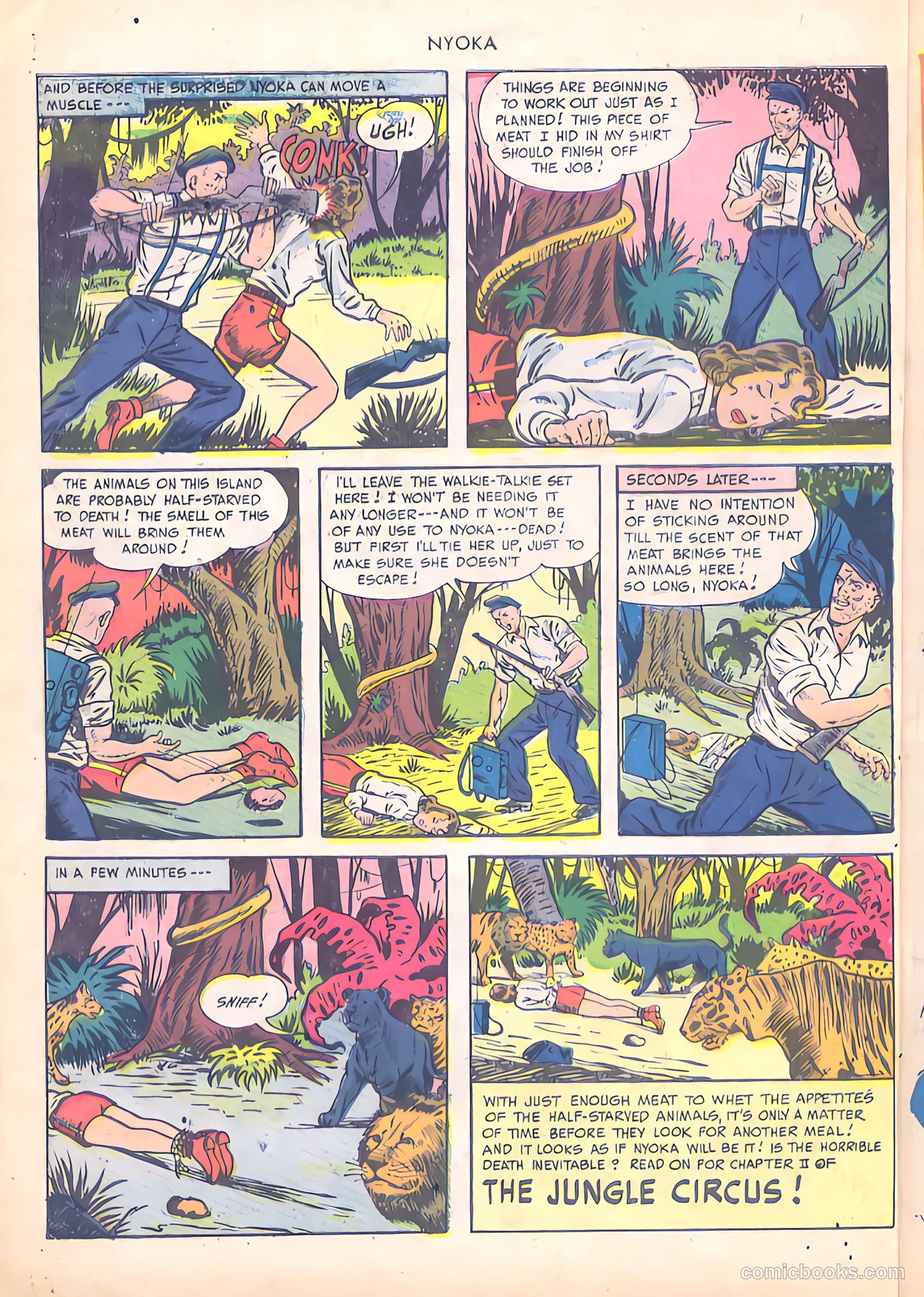 Nyoka the Jungle Girl #36 — page 10 of 36