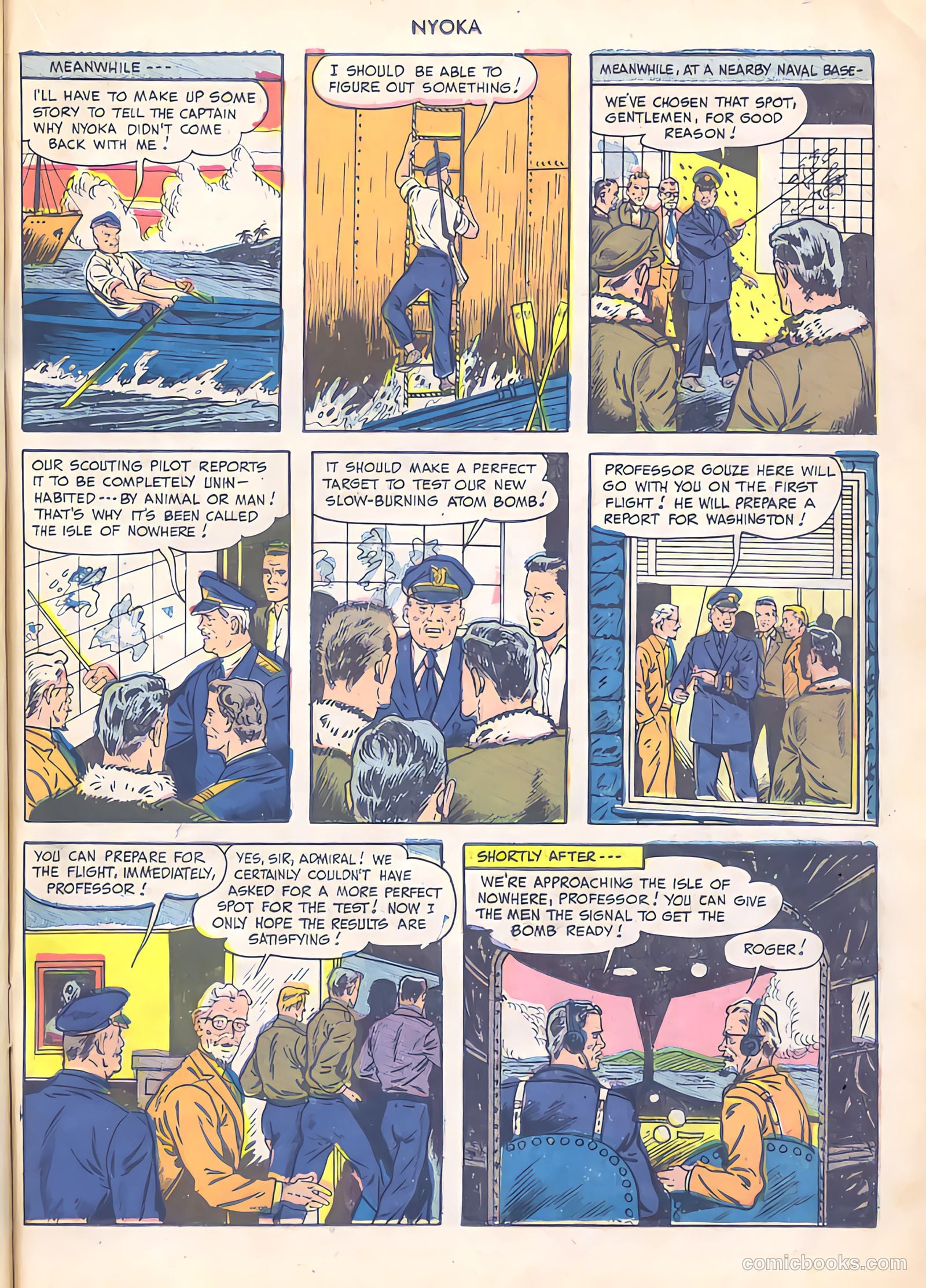 Nyoka the Jungle Girl #36 — page 15 of 36