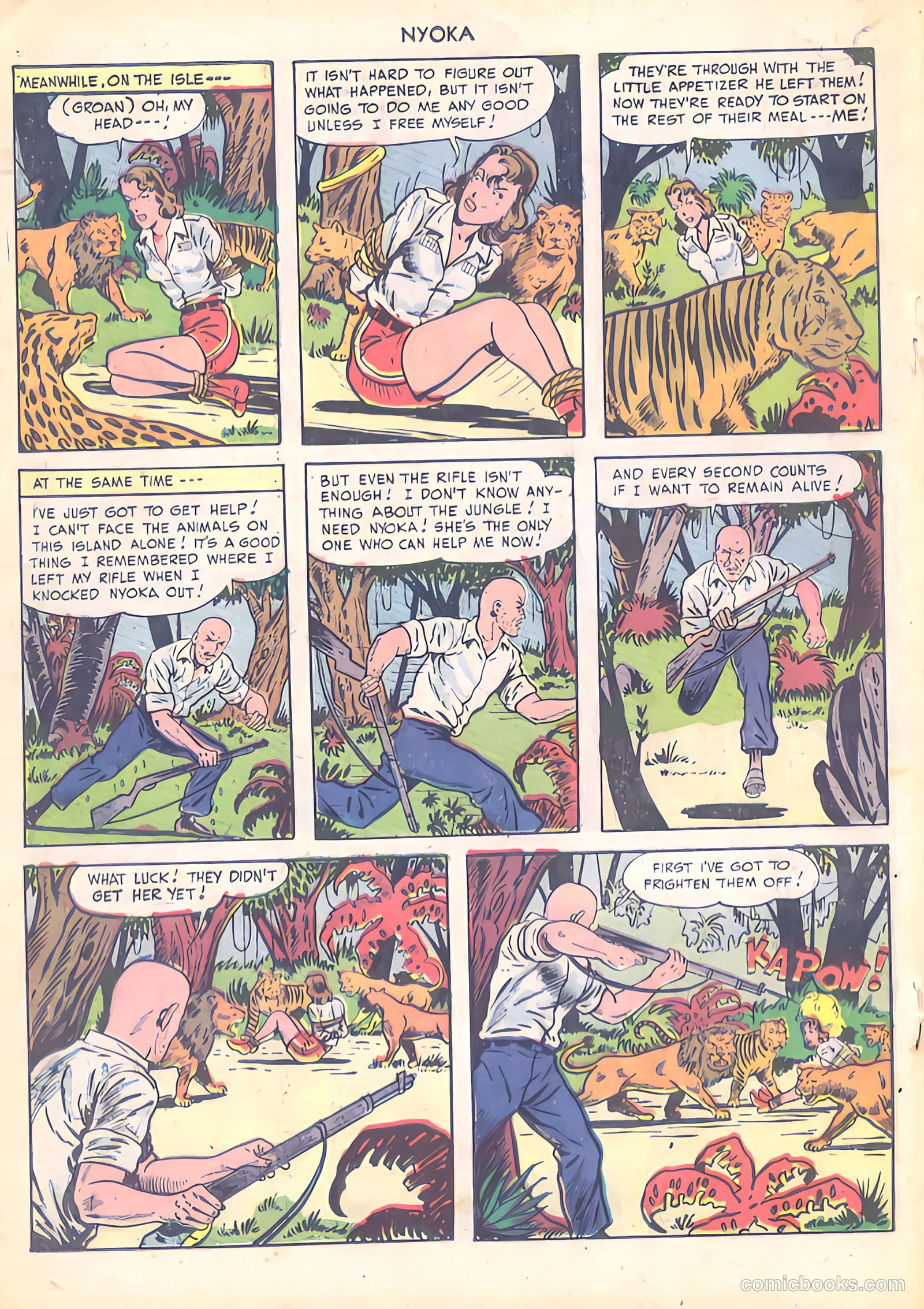 Nyoka the Jungle Girl #36 — page 18 of 36