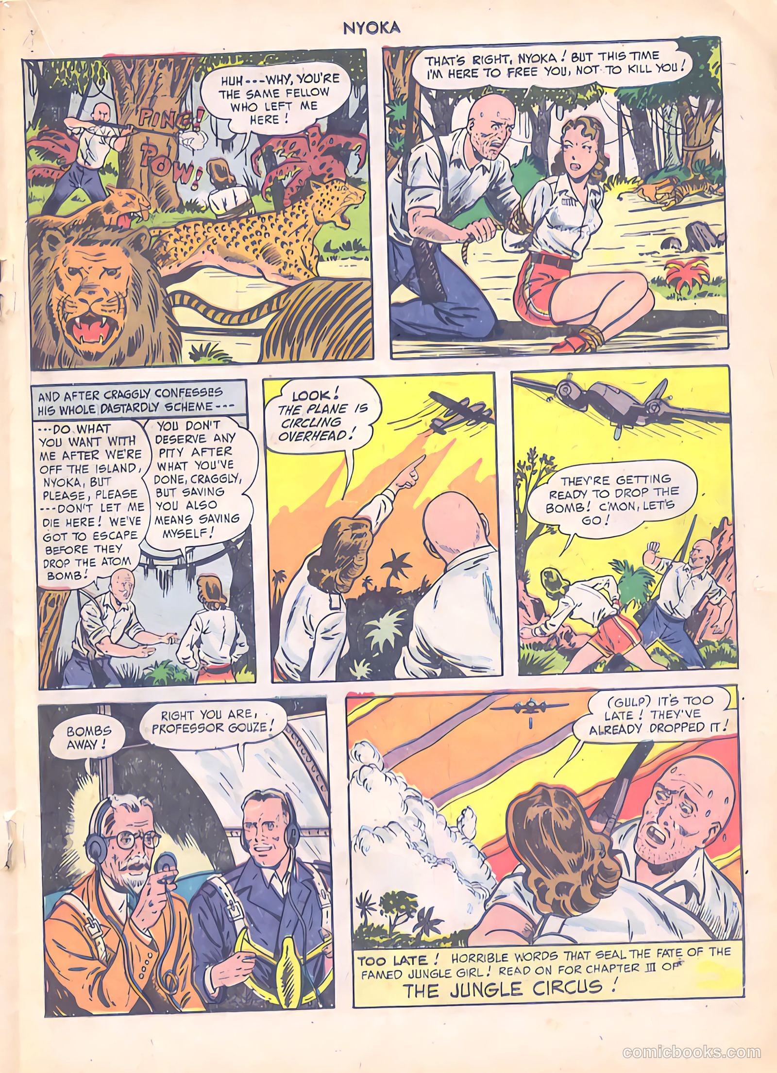 Nyoka the Jungle Girl #36 — page 19 of 36