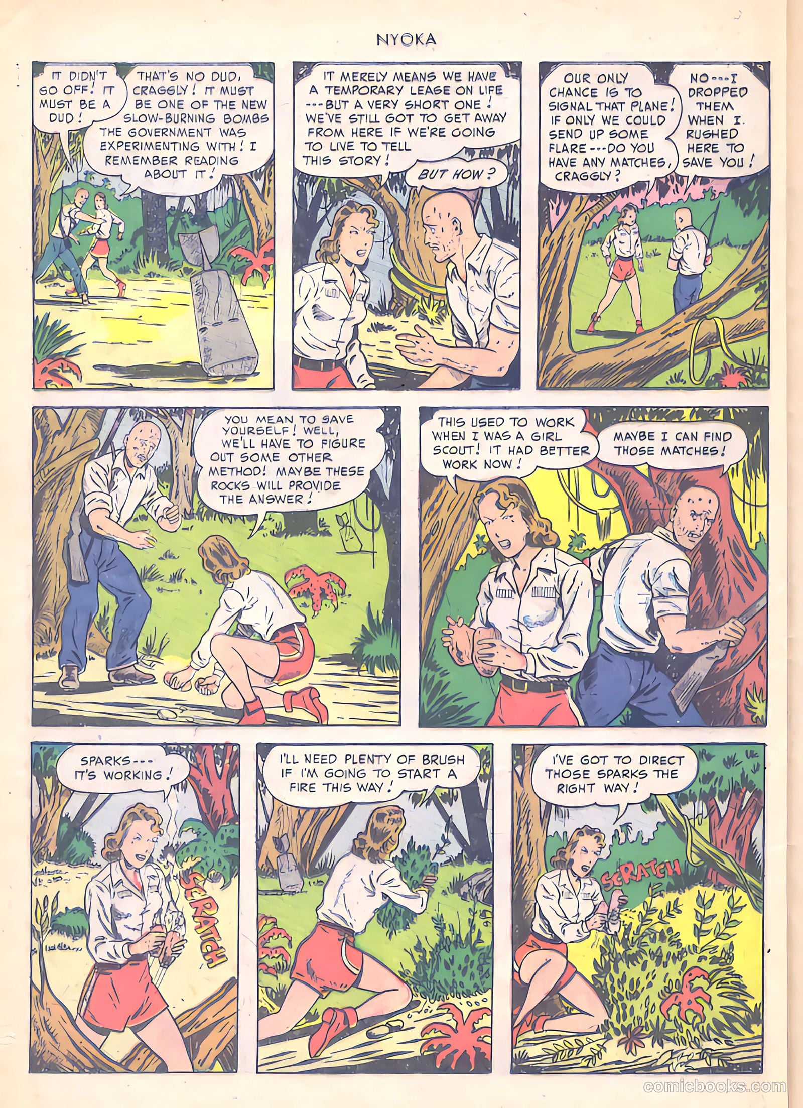Nyoka the Jungle Girl #36 — page 24 of 36