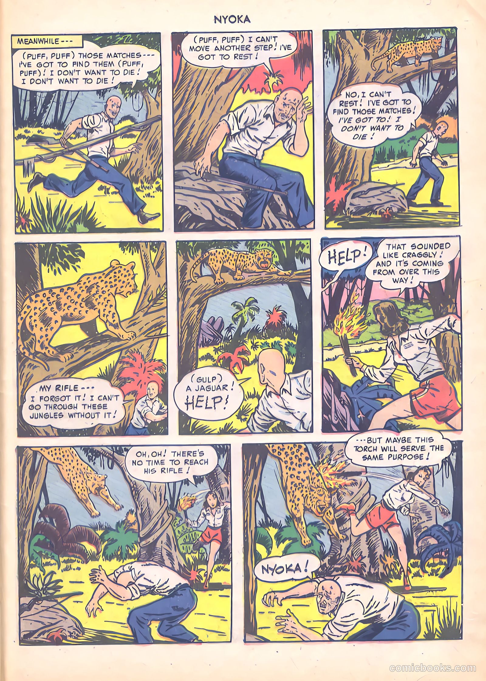 Nyoka the Jungle Girl #36 — page 25 of 36