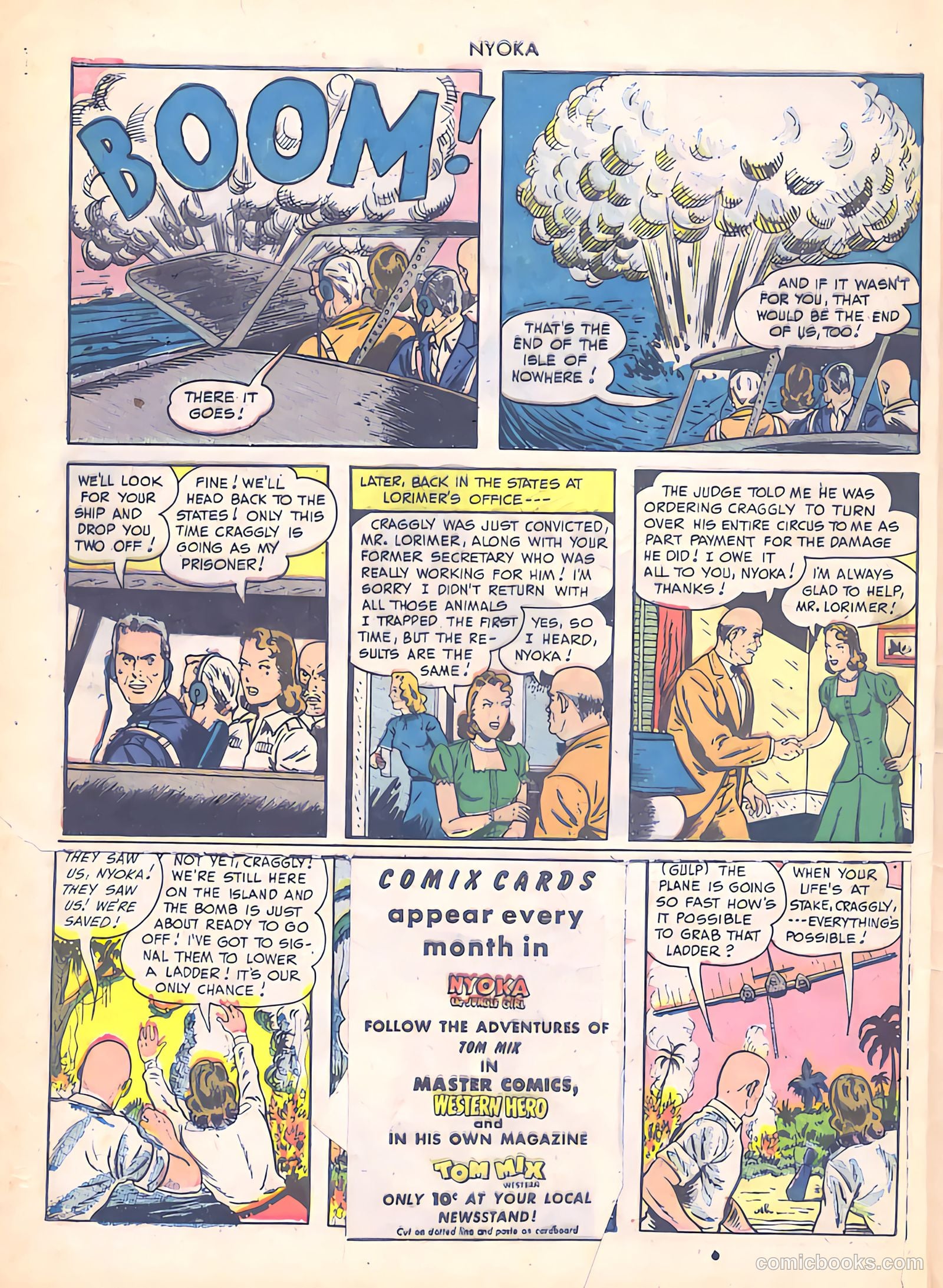 Nyoka the Jungle Girl #36 — page 28 of 36
