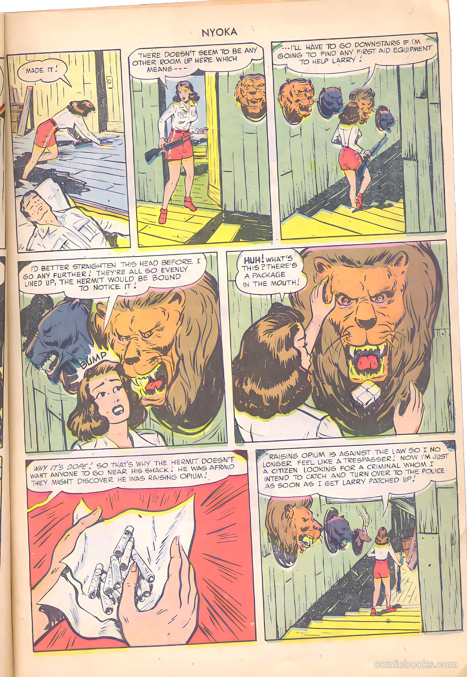 Nyoka the Jungle Girl #37 — page 15 of 52