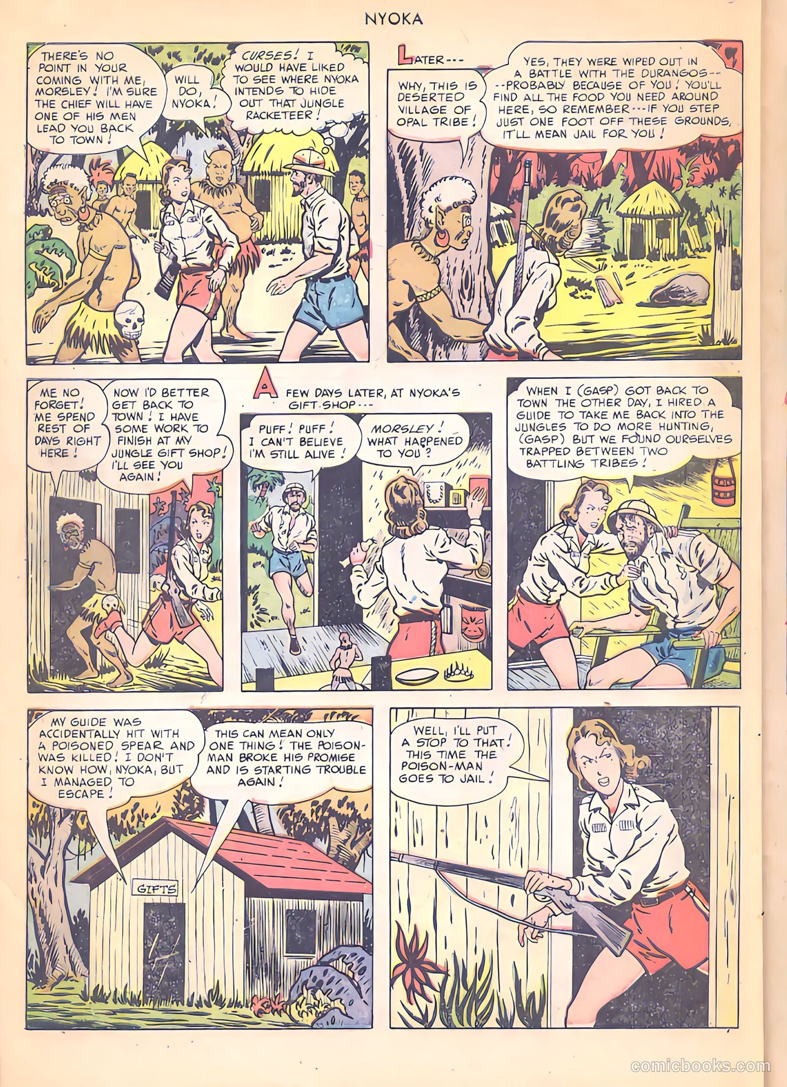 Nyoka the Jungle Girl #37 — page 34 of 52
