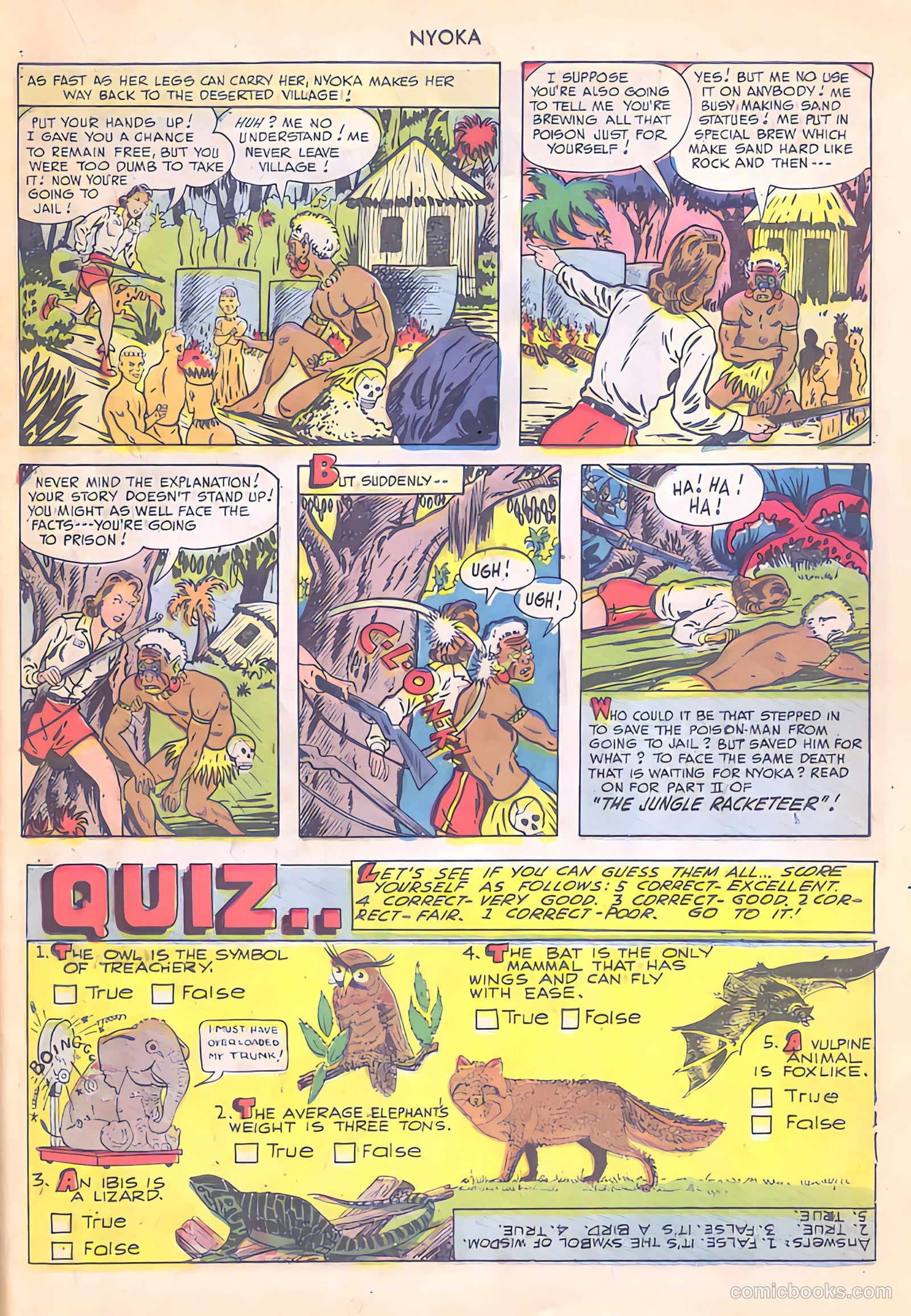 Nyoka the Jungle Girl #37 — page 35 of 52