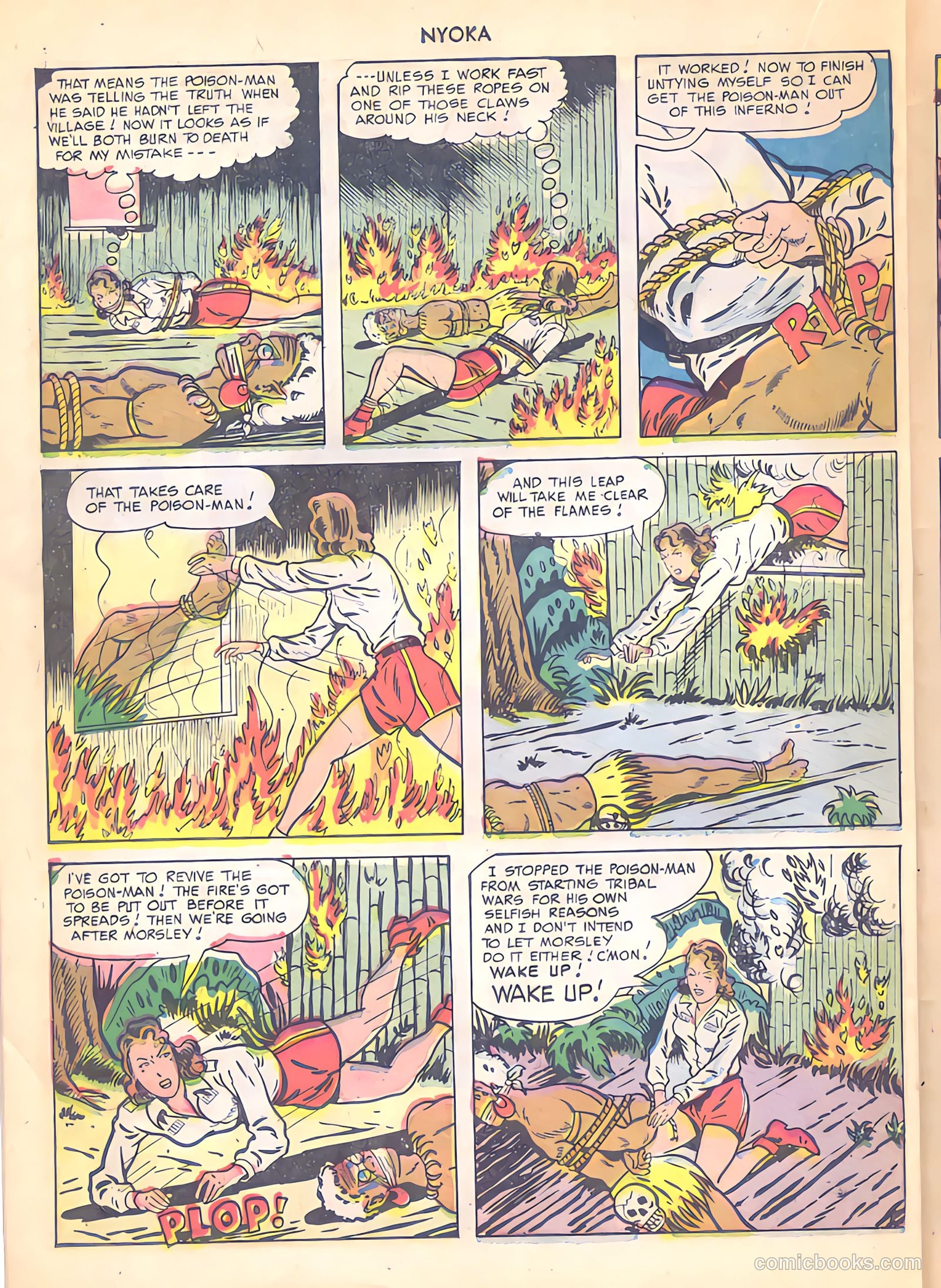 Nyoka the Jungle Girl #37 — page 38 of 52