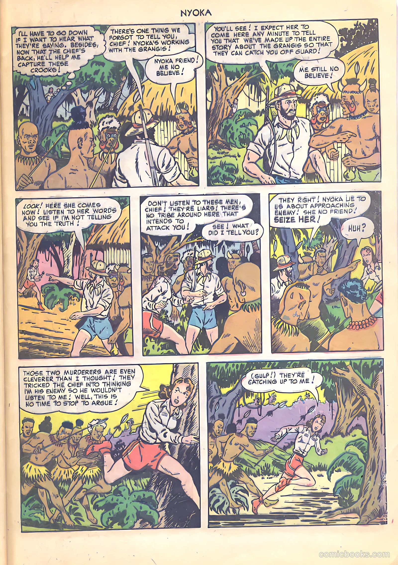 Nyoka the Jungle Girl #37 — page 45 of 52