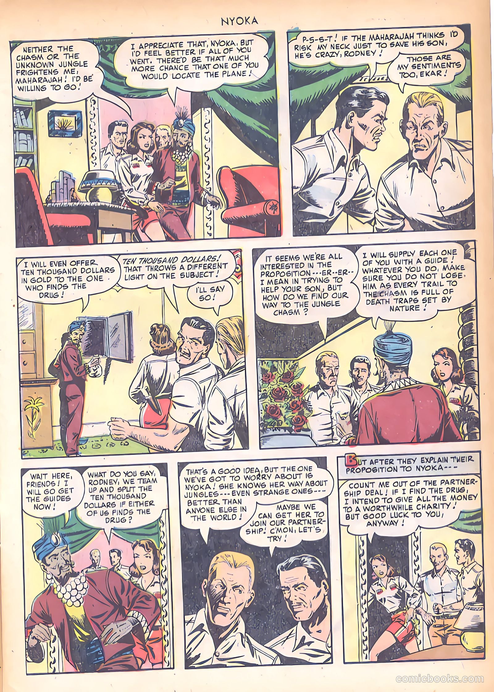 Nyoka the Jungle Girl #38 — page 7 of 52