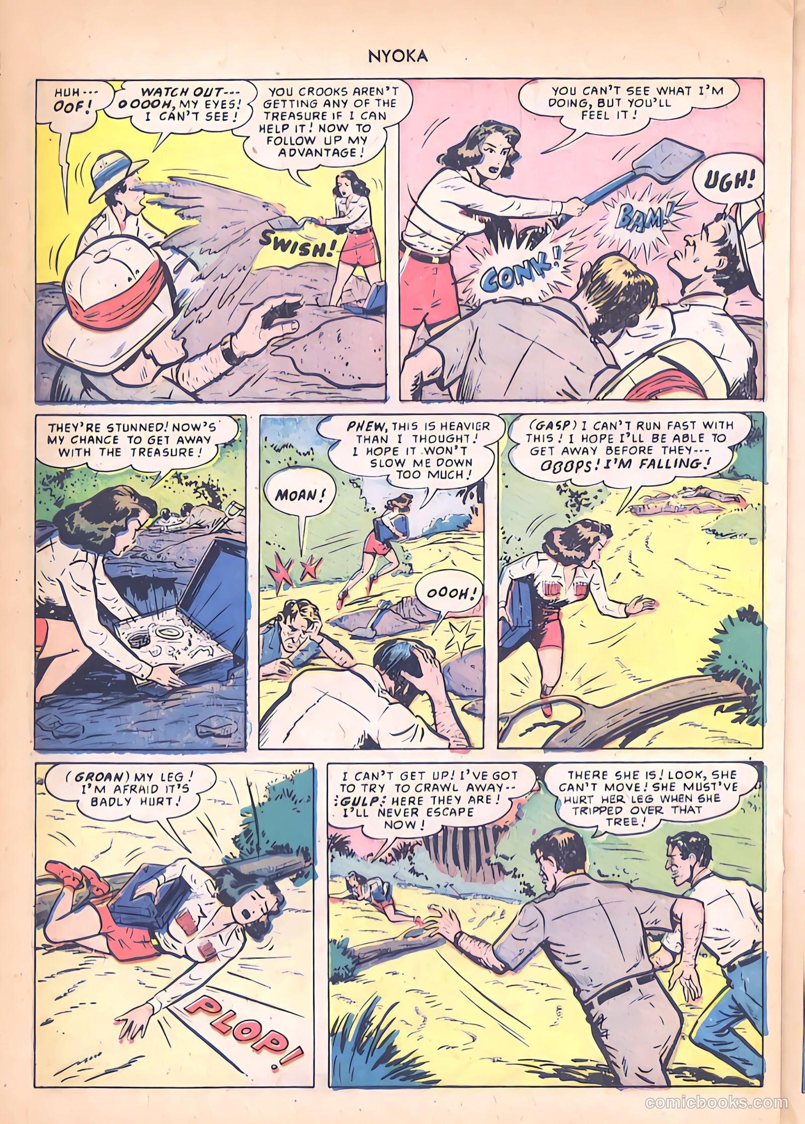 Nyoka the Jungle Girl #38 — page 32 of 52