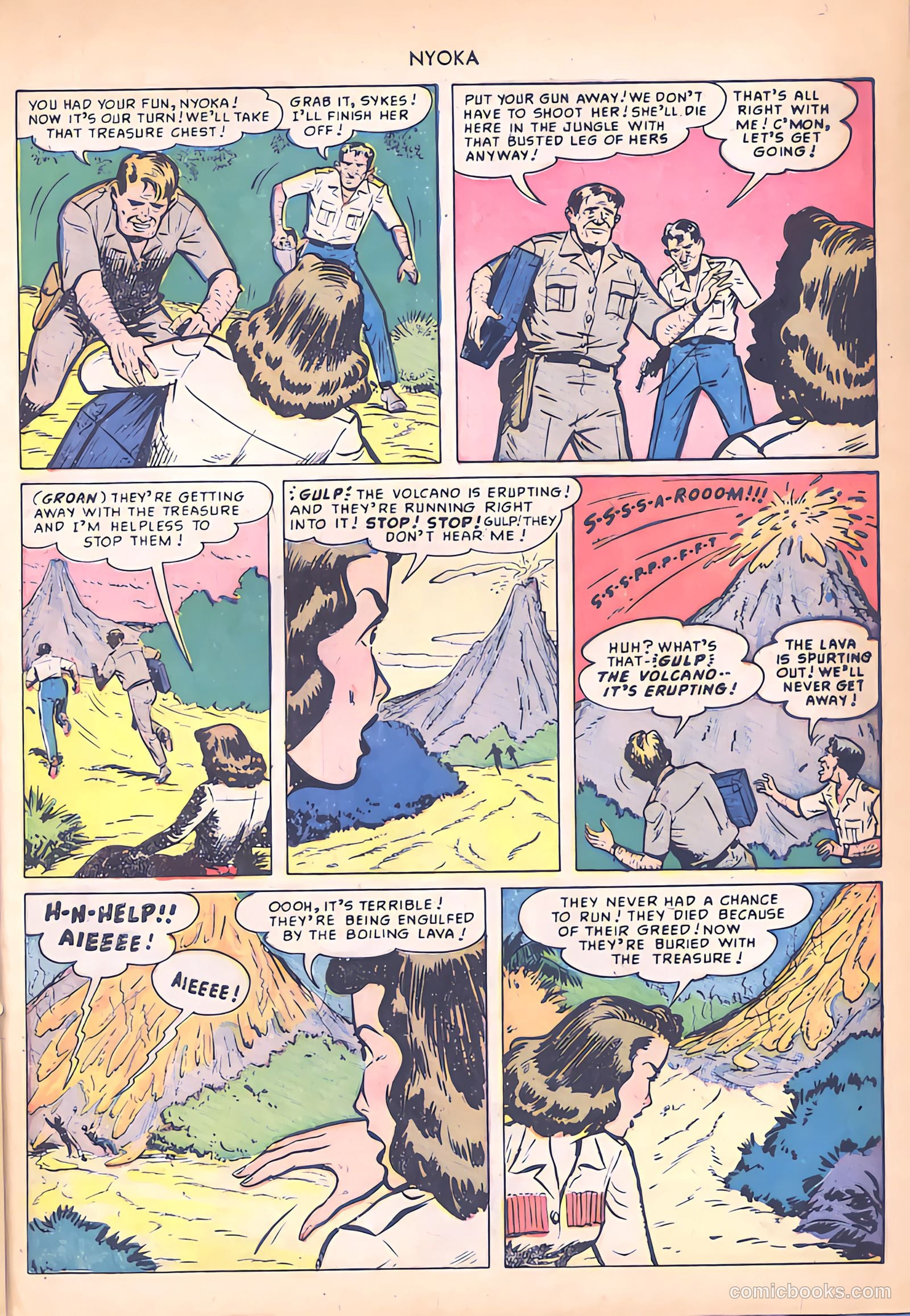 Nyoka the Jungle Girl #38 — page 33 of 52
