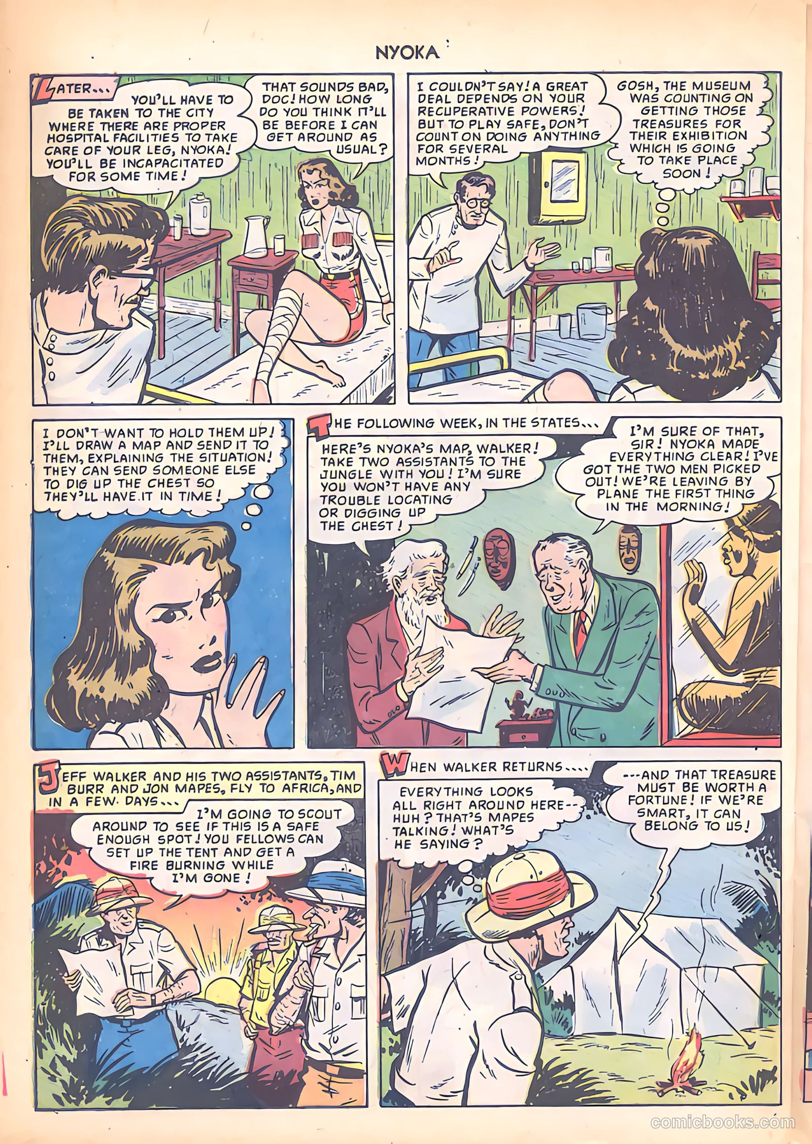 Nyoka the Jungle Girl #38 — page 38 of 52