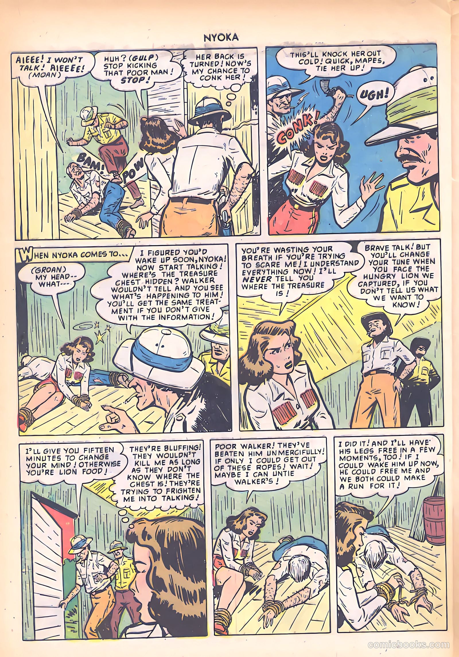 Nyoka the Jungle Girl #38 — page 44 of 52