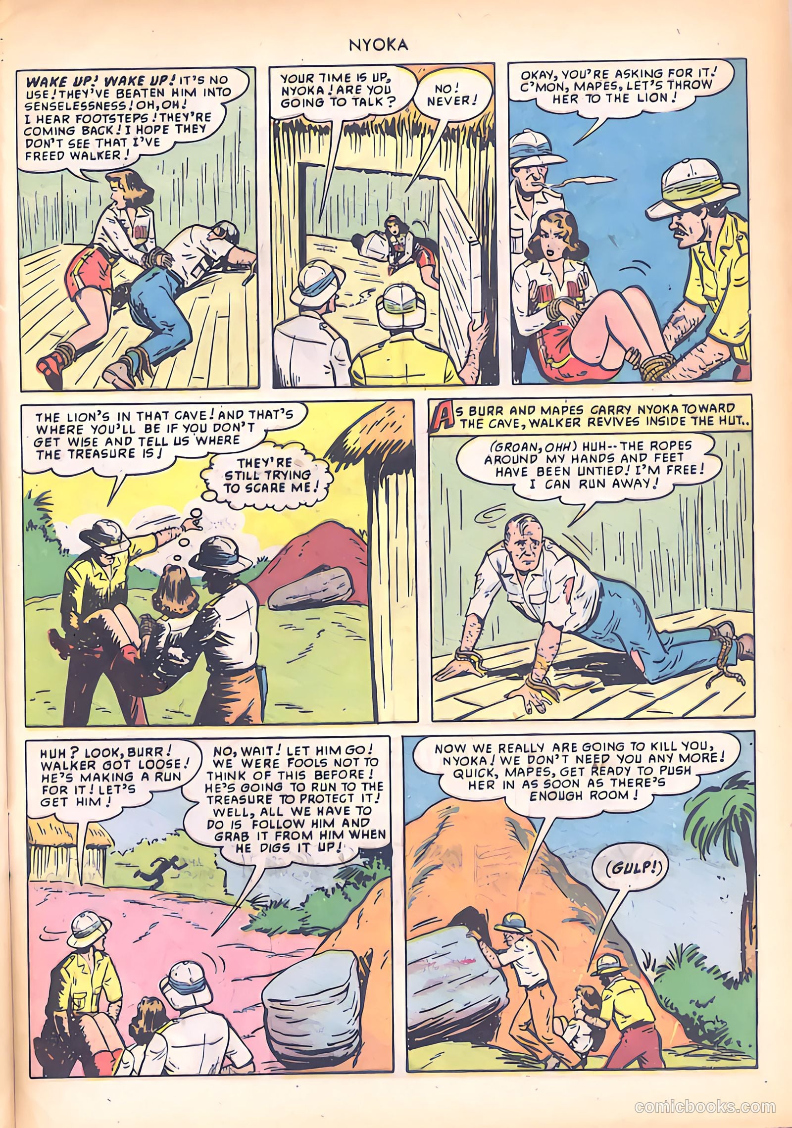 Nyoka the Jungle Girl #38 — page 45 of 52