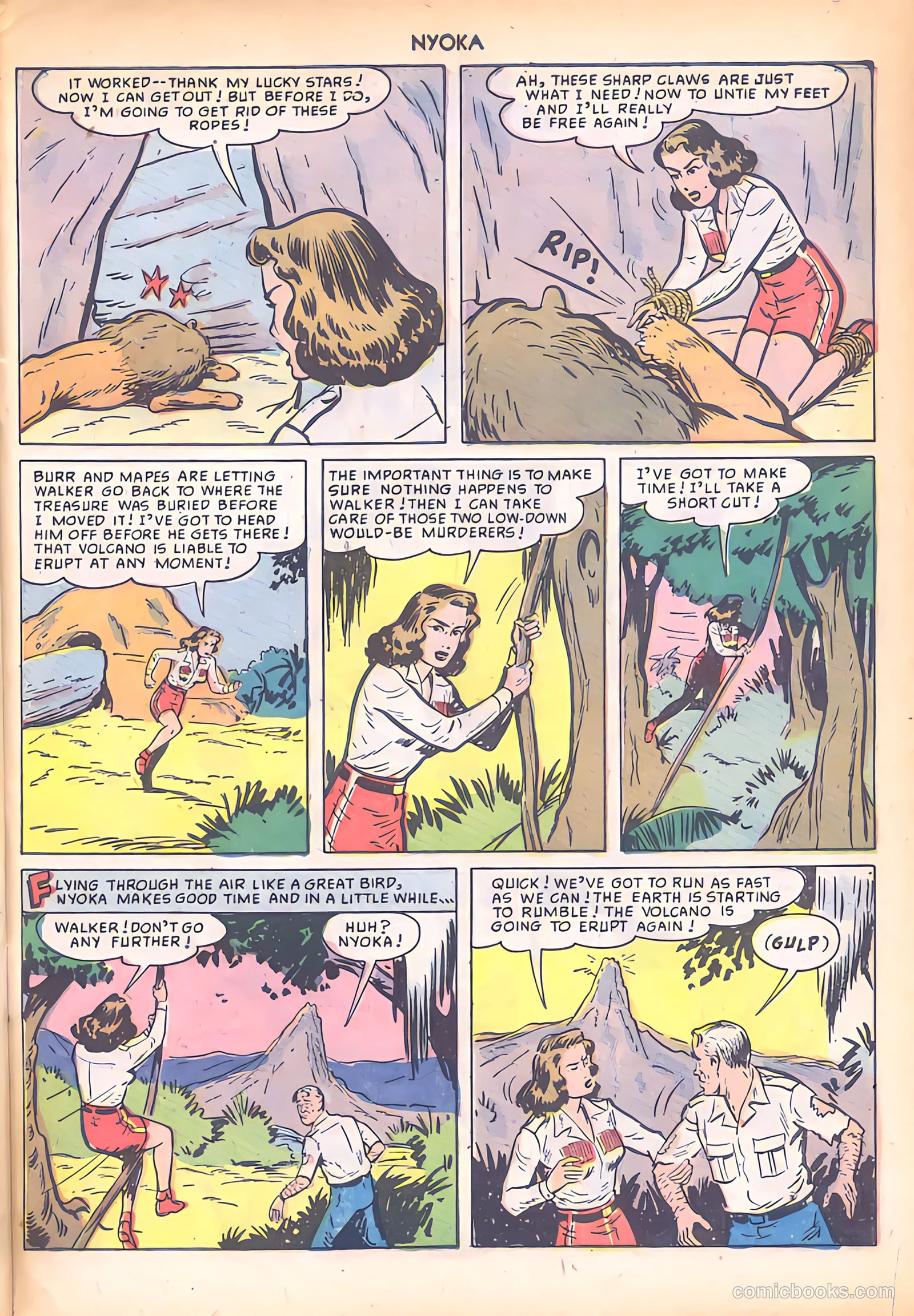 Nyoka the Jungle Girl #38 — page 47 of 52