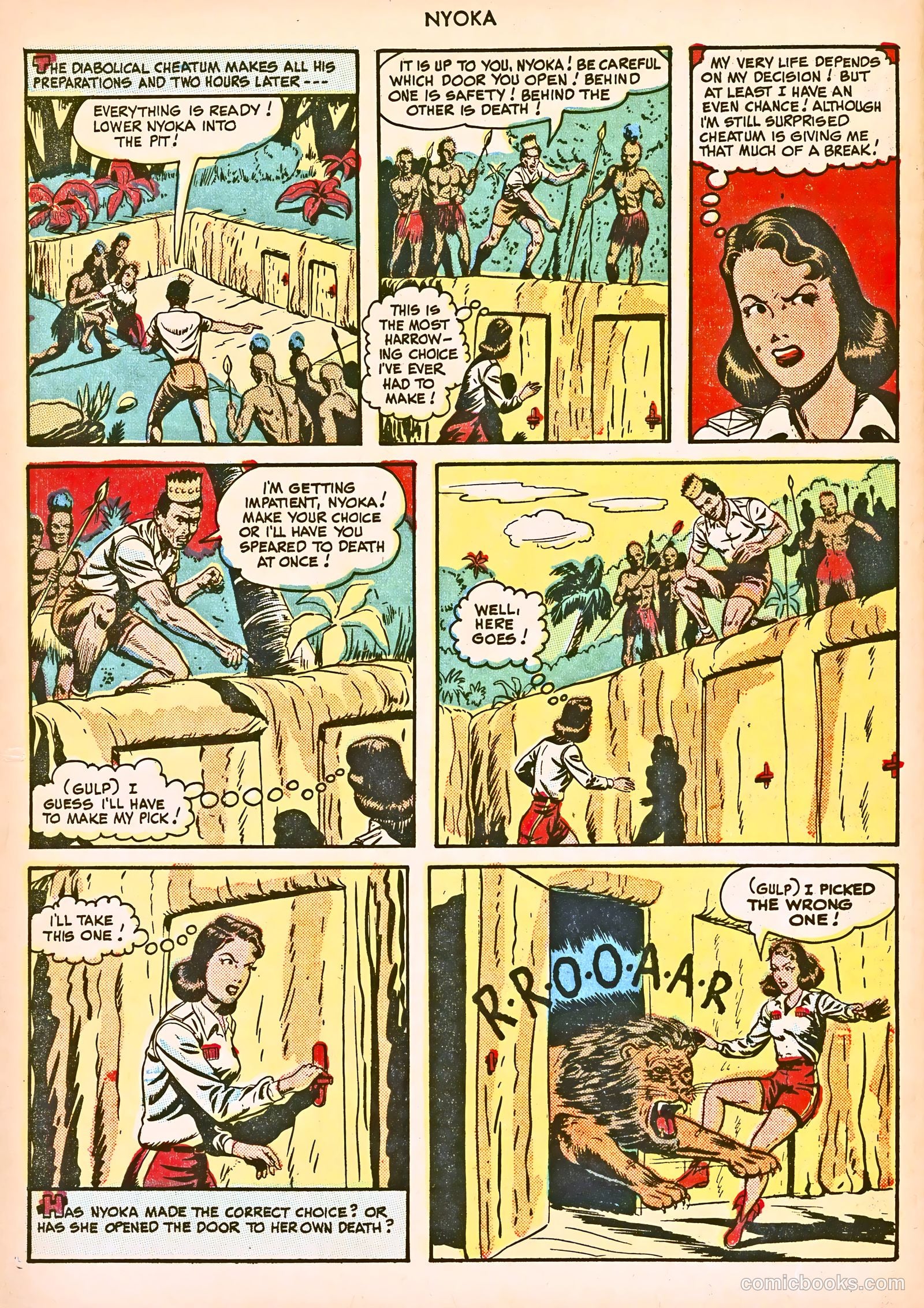 Nyoka the Jungle Girl #39 — page 38 of 52