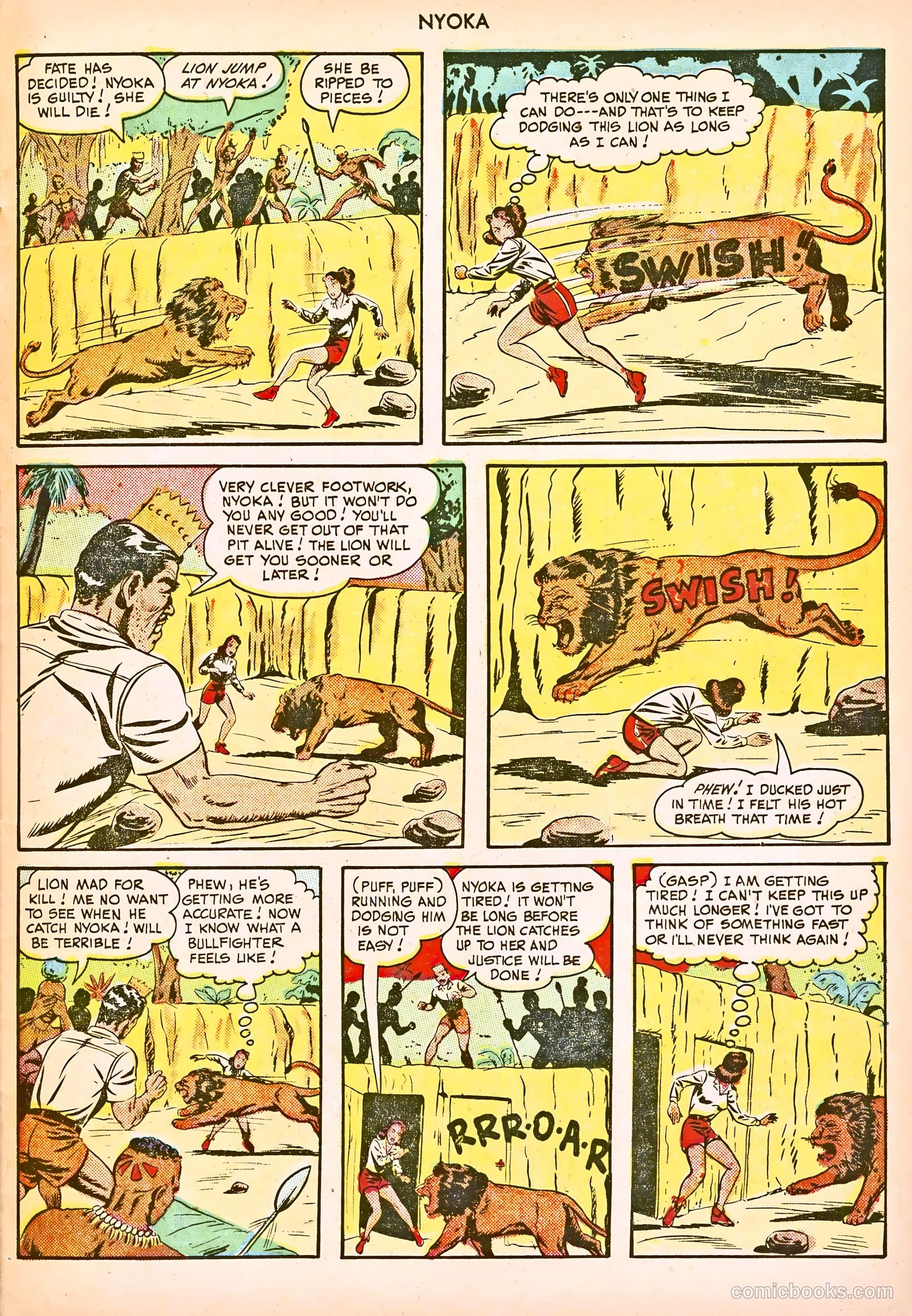 Nyoka the Jungle Girl #39 — page 39 of 52