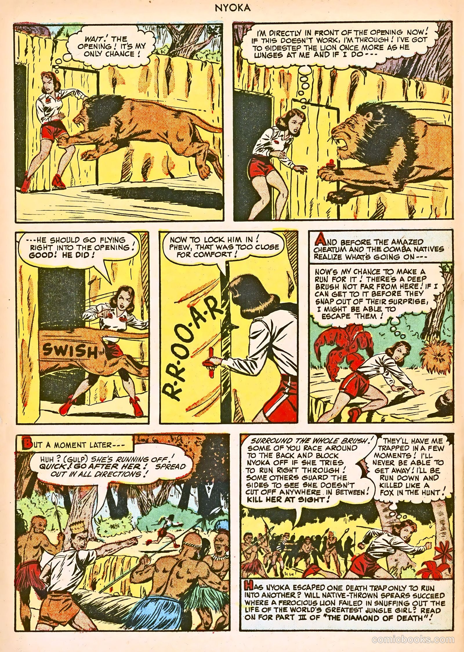 Nyoka the Jungle Girl #39 — page 40 of 52
