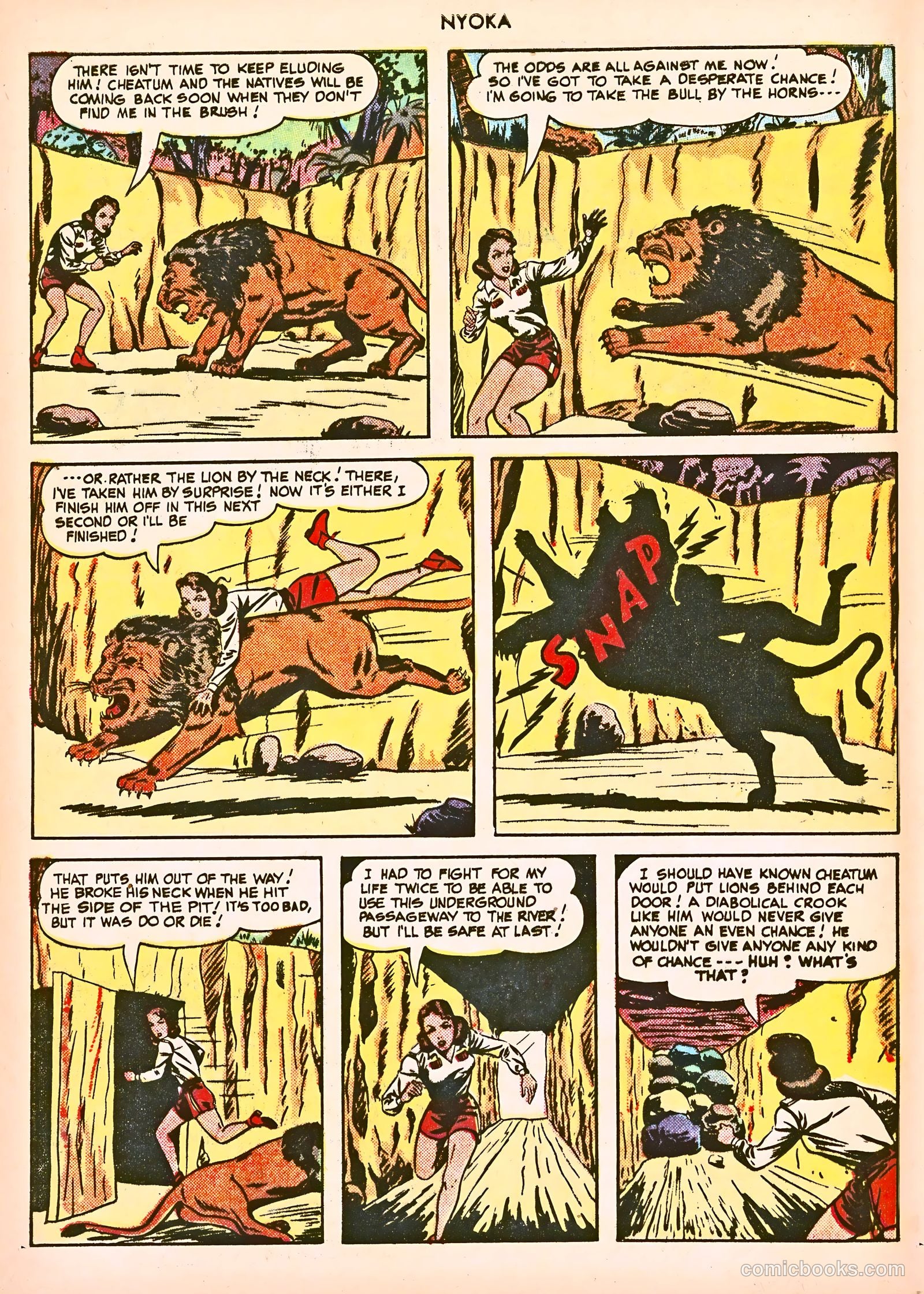 Nyoka the Jungle Girl #39 — page 44 of 52