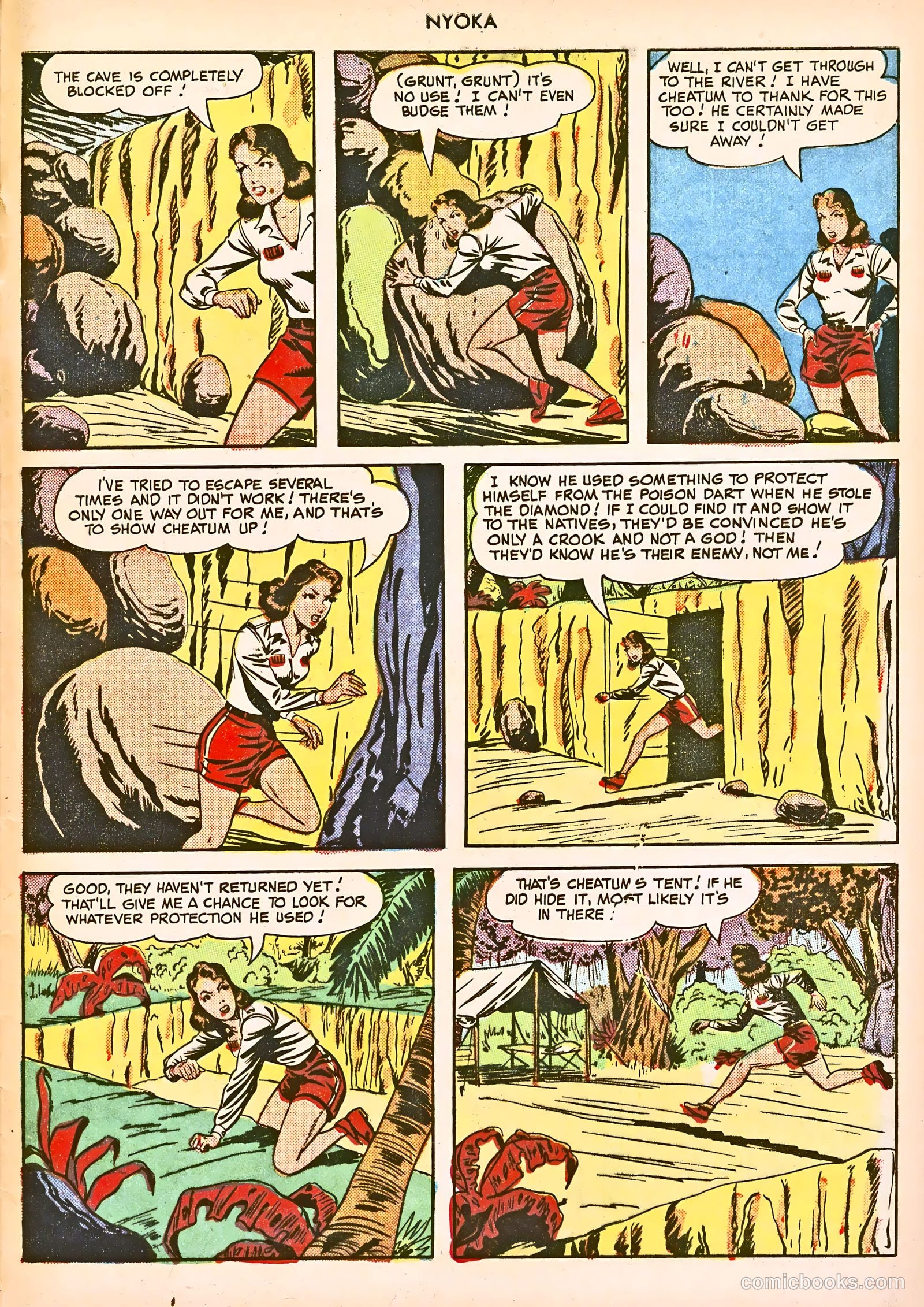 Nyoka the Jungle Girl #39 — page 45 of 52