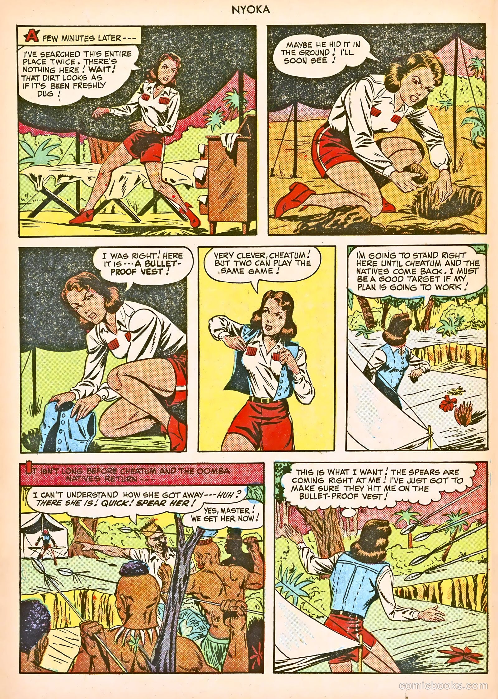 Nyoka the Jungle Girl #39 — page 46 of 52