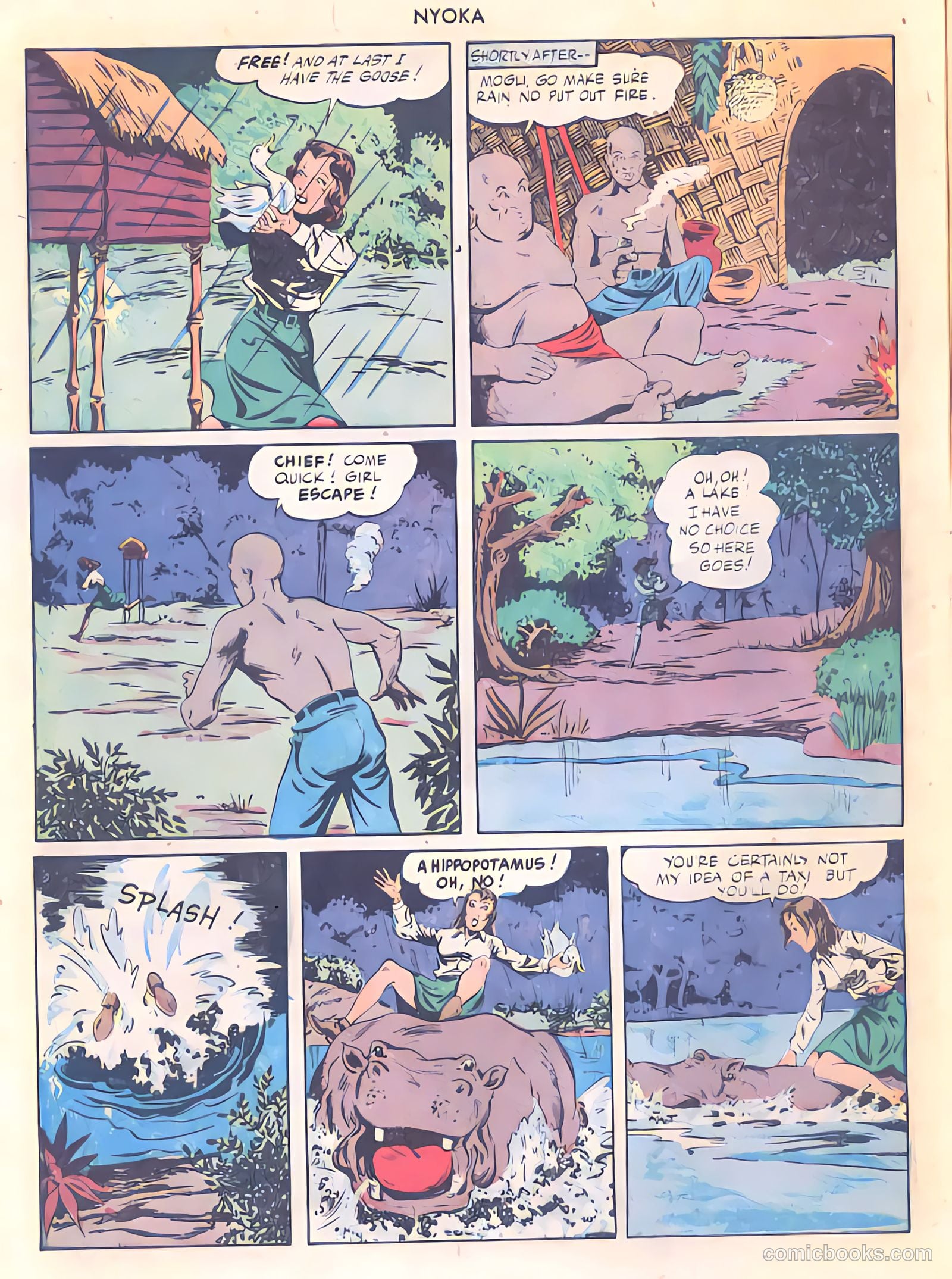 Nyoka the Jungle Girl #4 — page 10 of 52