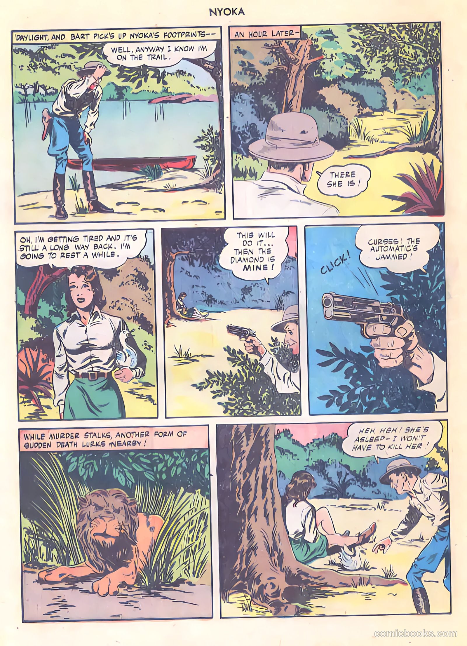Nyoka the Jungle Girl #4 — page 12 of 52