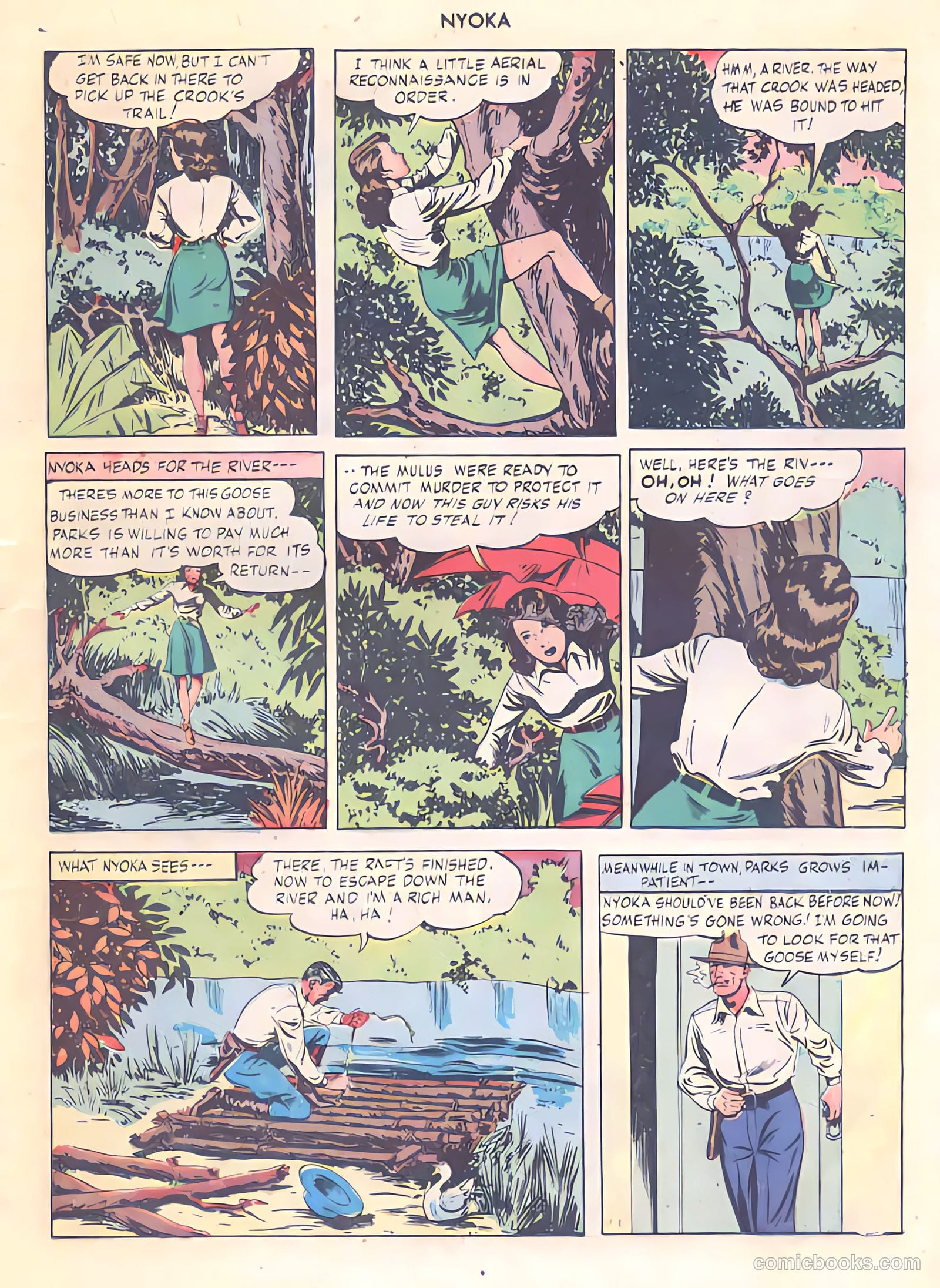 Nyoka the Jungle Girl #4 — page 15 of 52