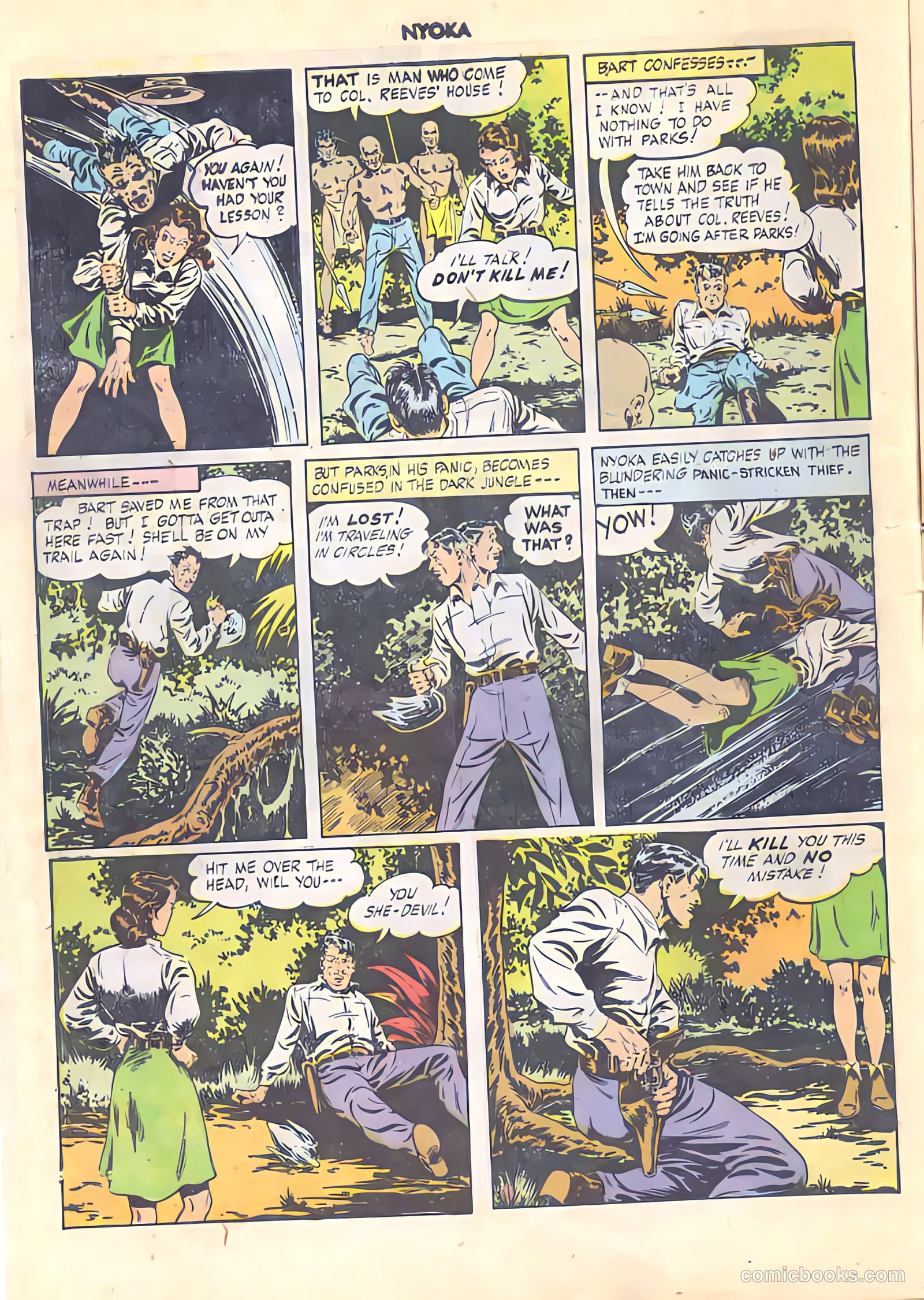 Nyoka the Jungle Girl #4 — page 22 of 52