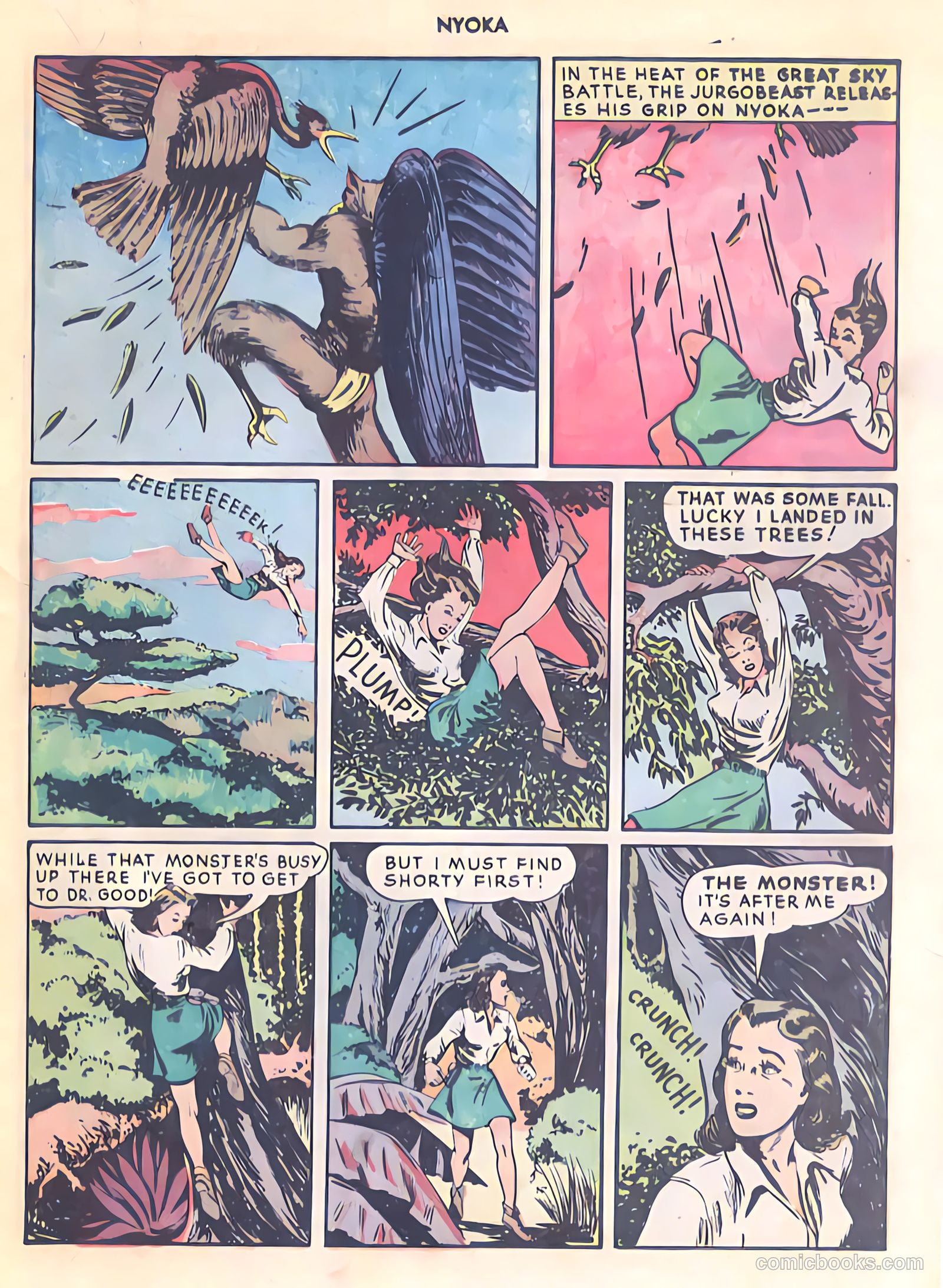 Nyoka the Jungle Girl #4 — page 35 of 52