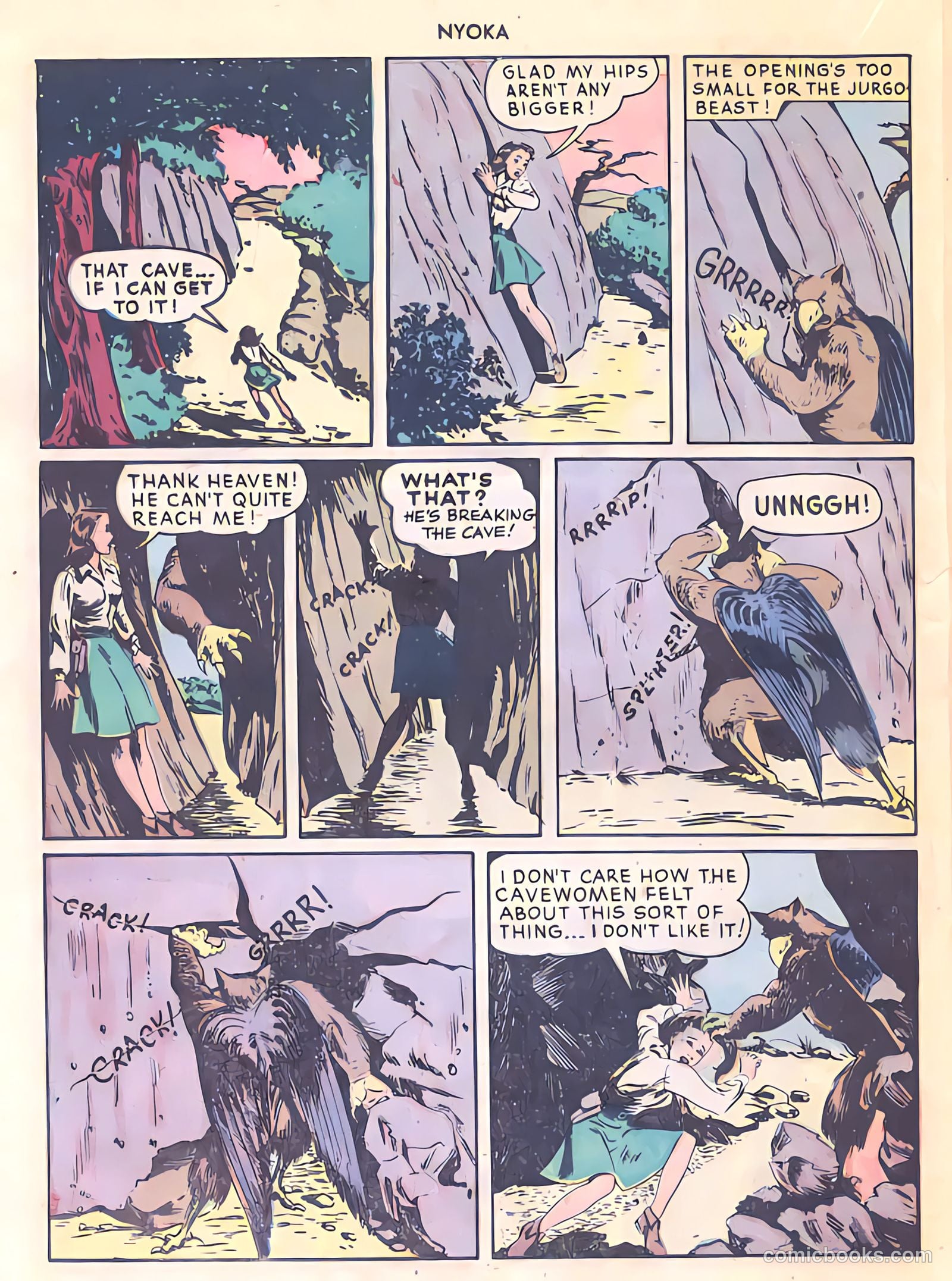 Nyoka the Jungle Girl #4 — page 36 of 52